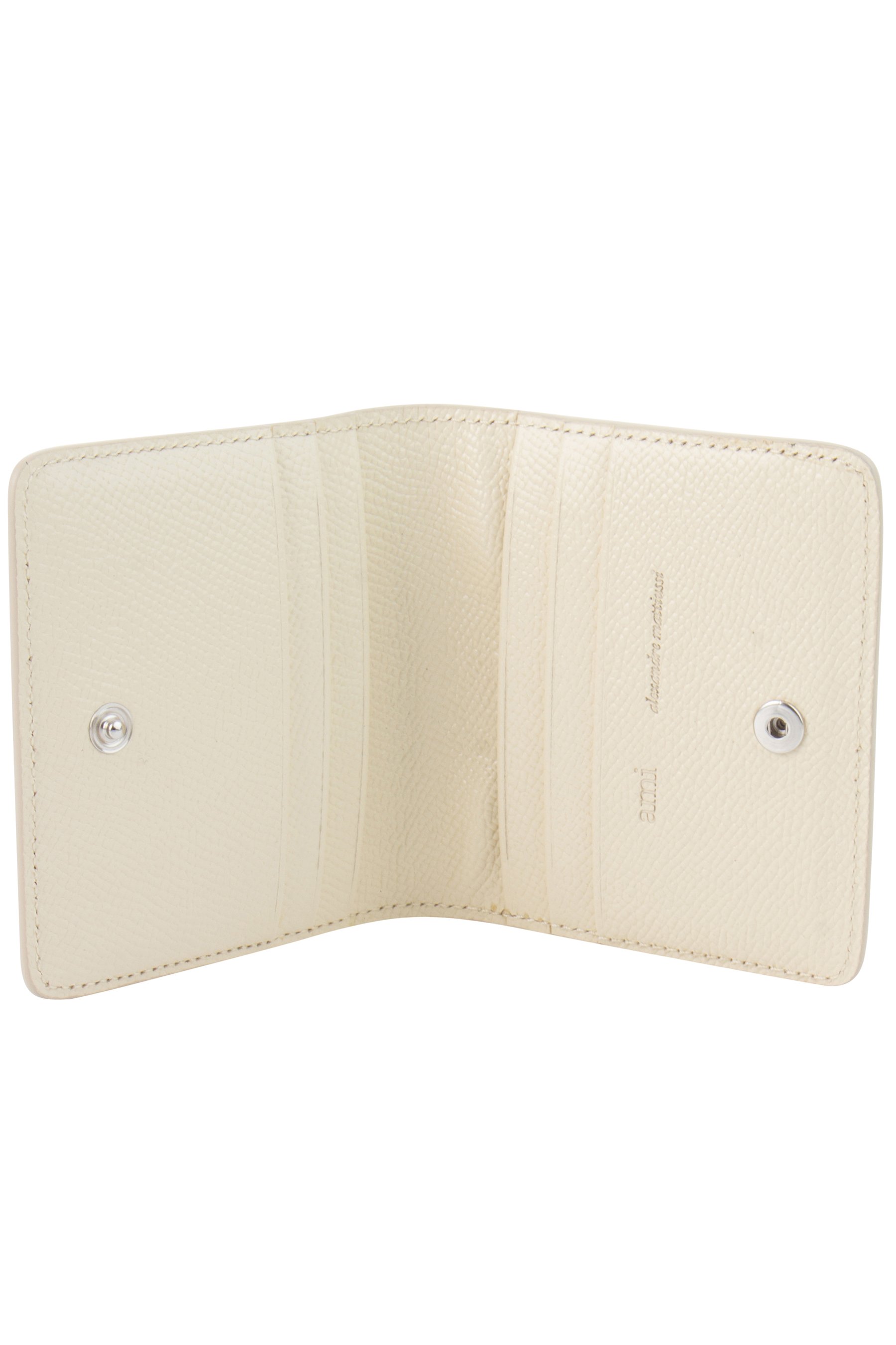 AMI PARIS Leather Card Holder 