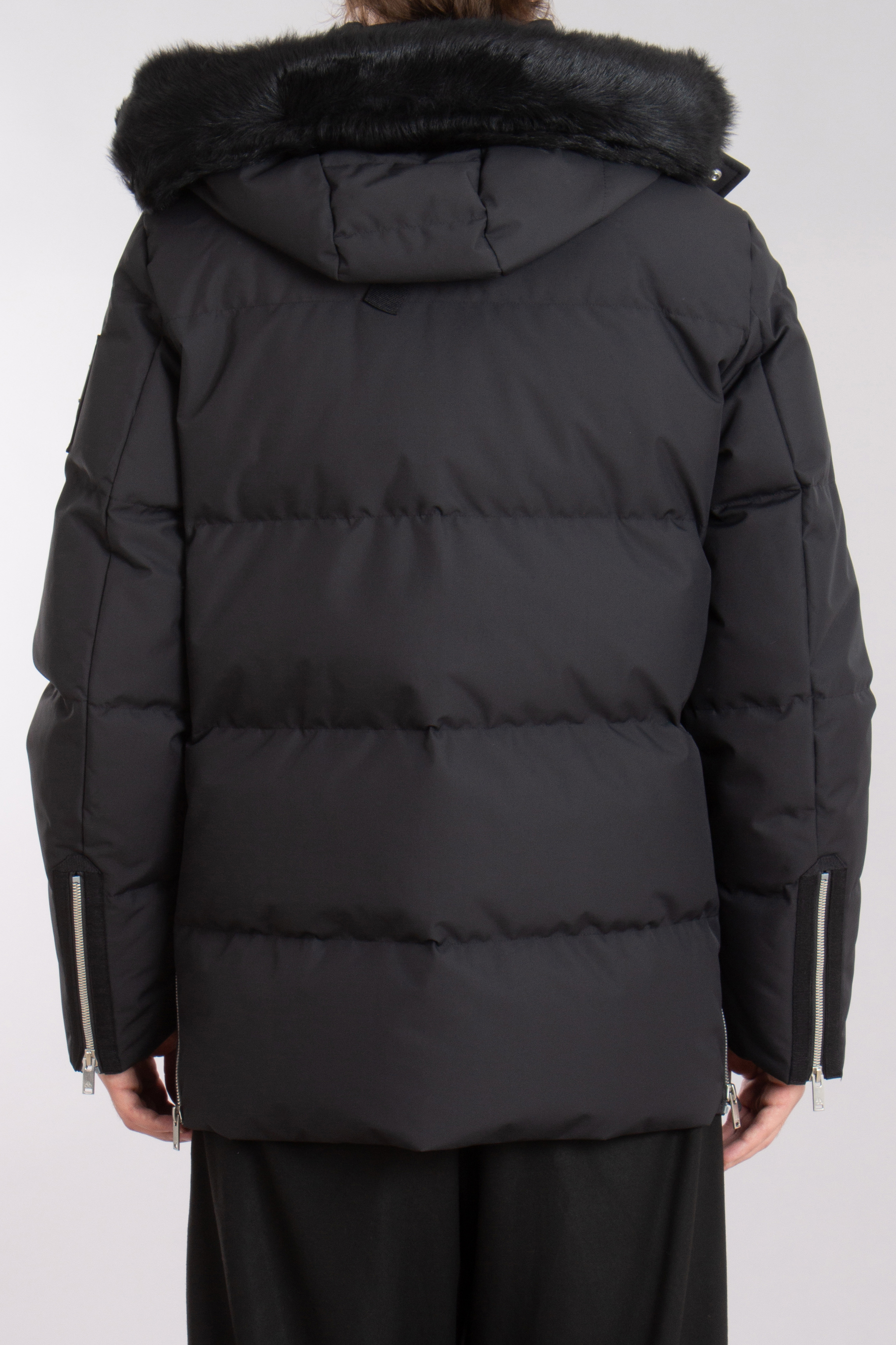 MOOSE KNUCKLES Hooded Down Jacket Cloud 3Q Neoshear