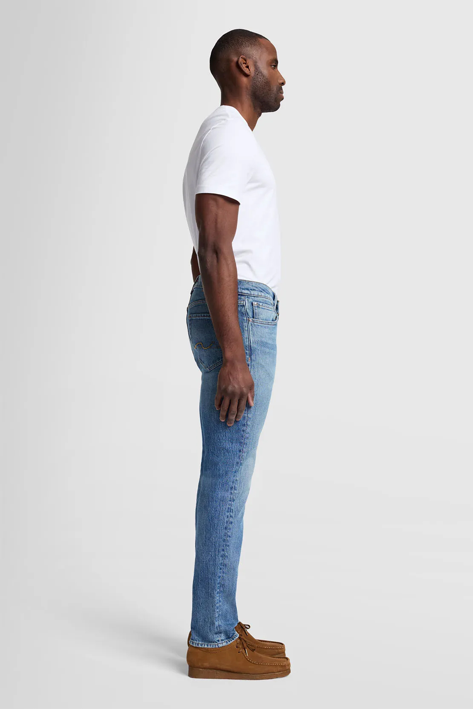 7 FOR ALL MANKIND Cotton Stretch Denim Jeans Slimmy Underline