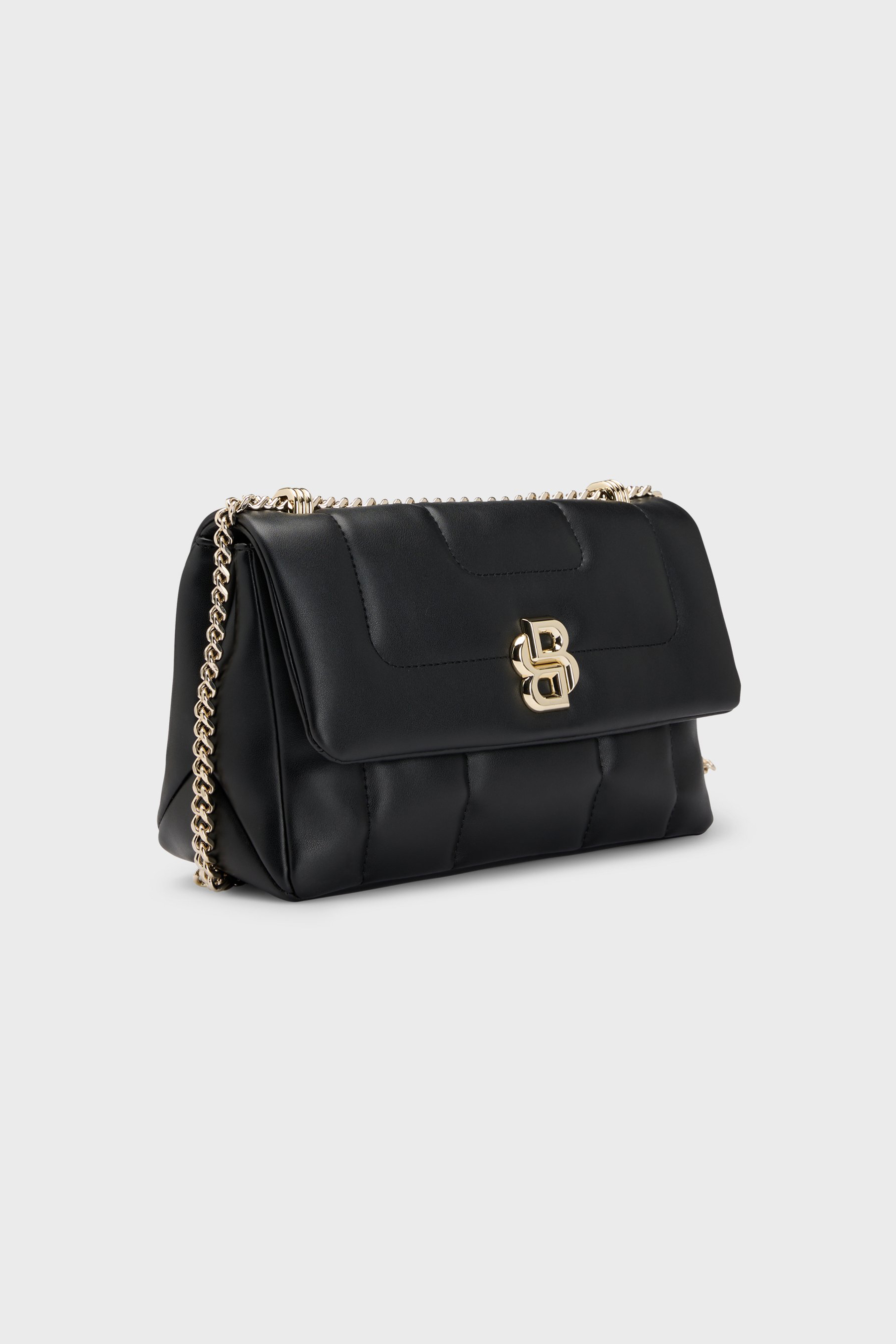 BOSS Quilted Faux Leather Shoulder Bag B_Icon