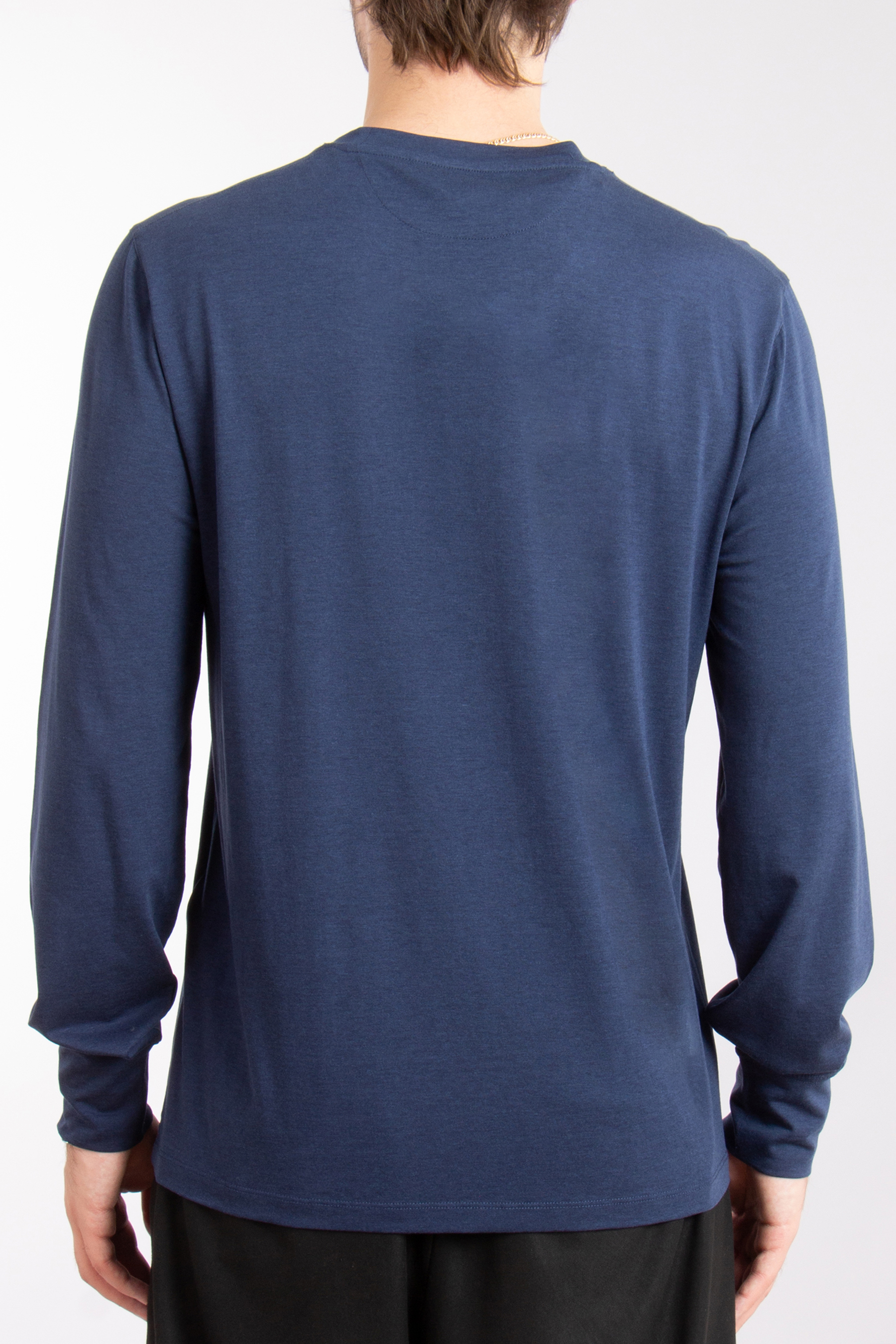 TOM FORD Lyocell-Cotton Blend Long Sleeve T-Shirt