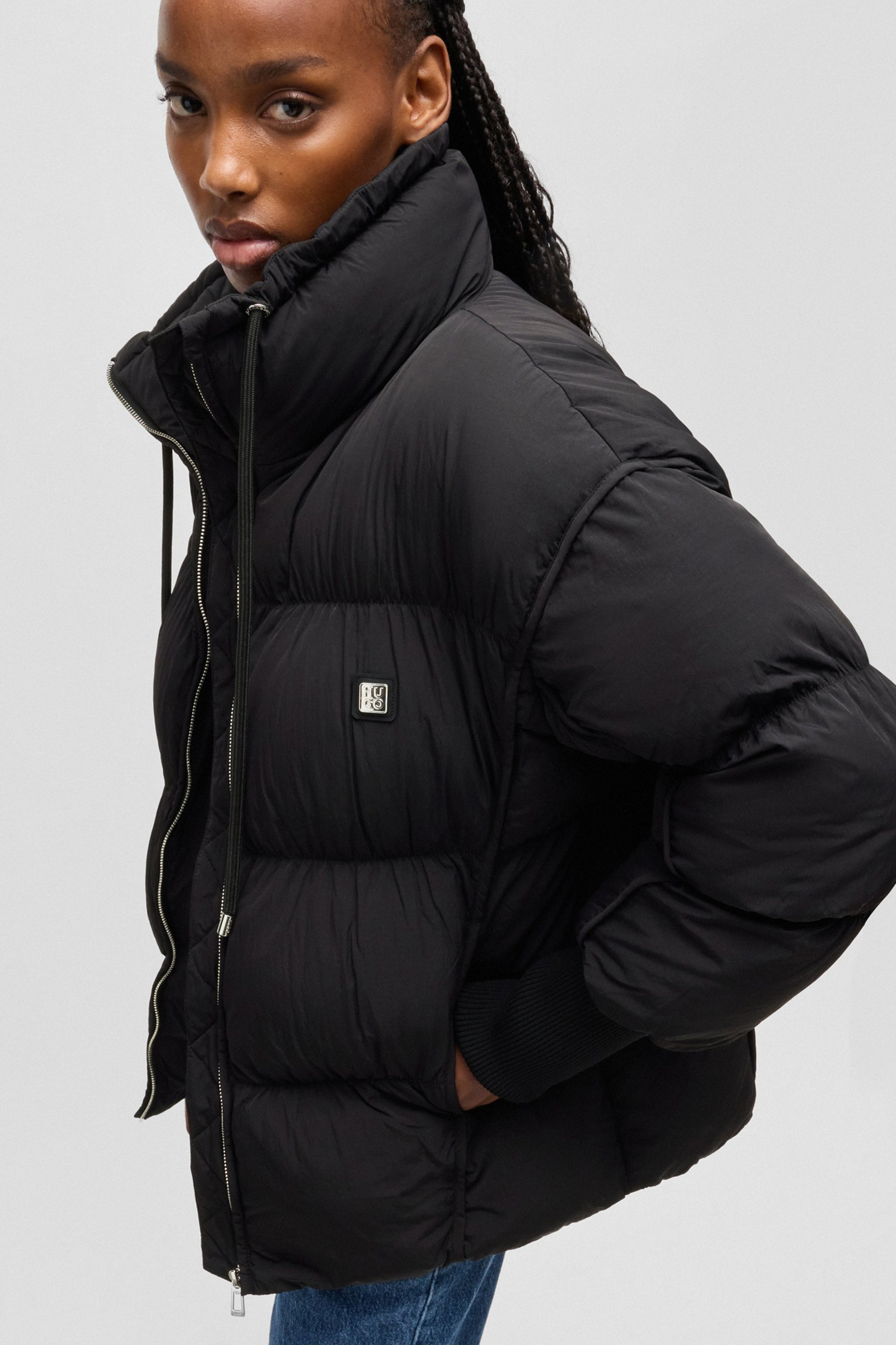 HUGO Oversized Nylon Puffer Jacket Fatina