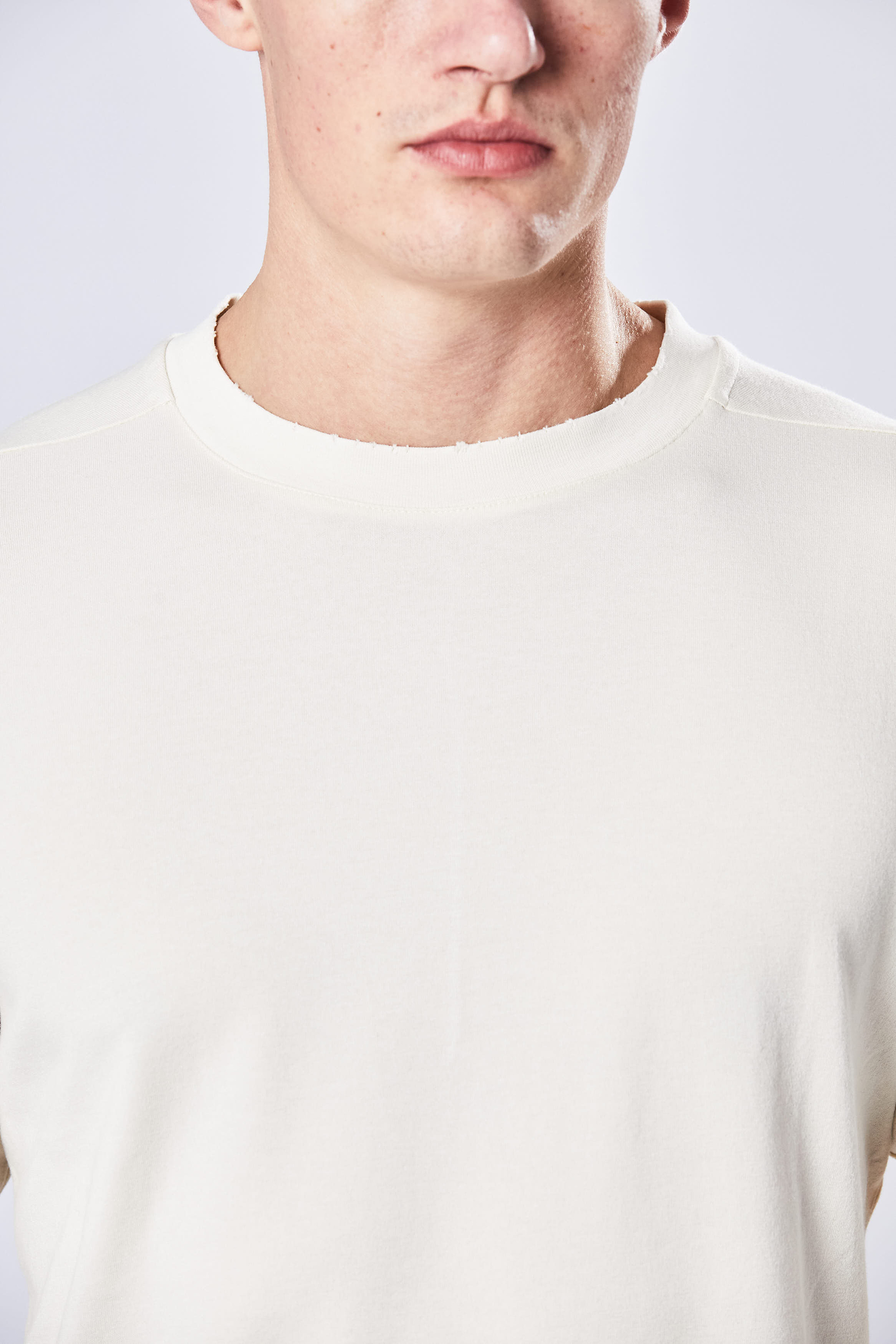 THOM KROM Half Sleeve Cotton Modal Jersey T-Shirt 