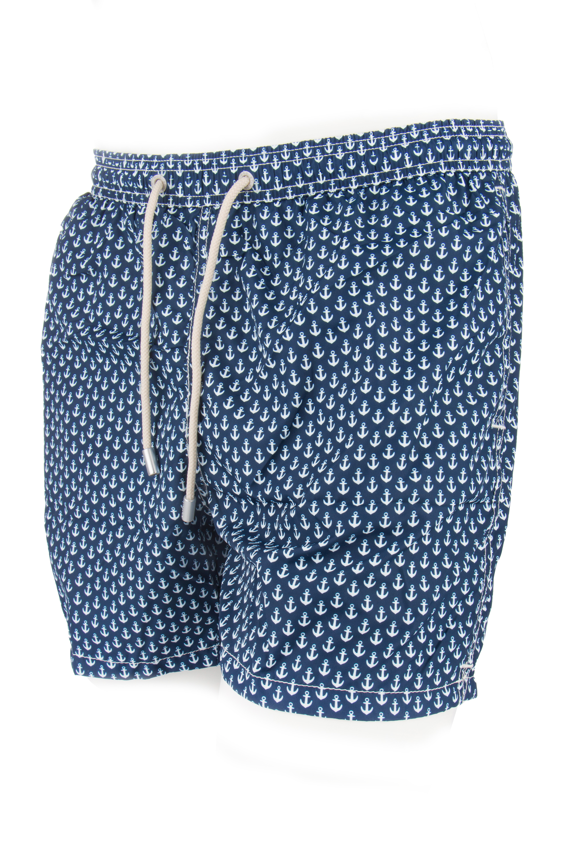 MC 2 SAINT BARTH Anchor Print Swim Shorts Lighting