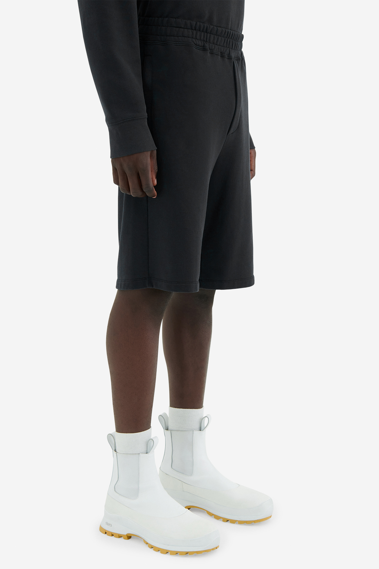 MAISON KITSUNÉ Rue De Richelieu Cotton Jog Bermuda Shorts