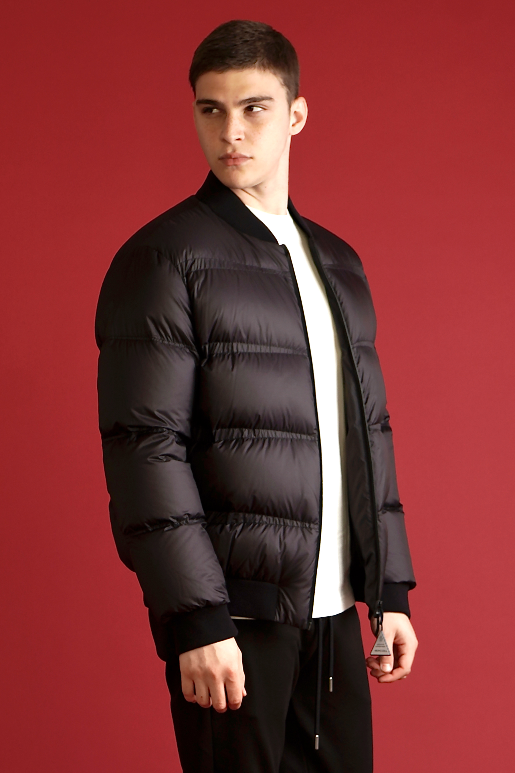 MONCLER Vioz Nylon Ripstop Down Bomber Jacket