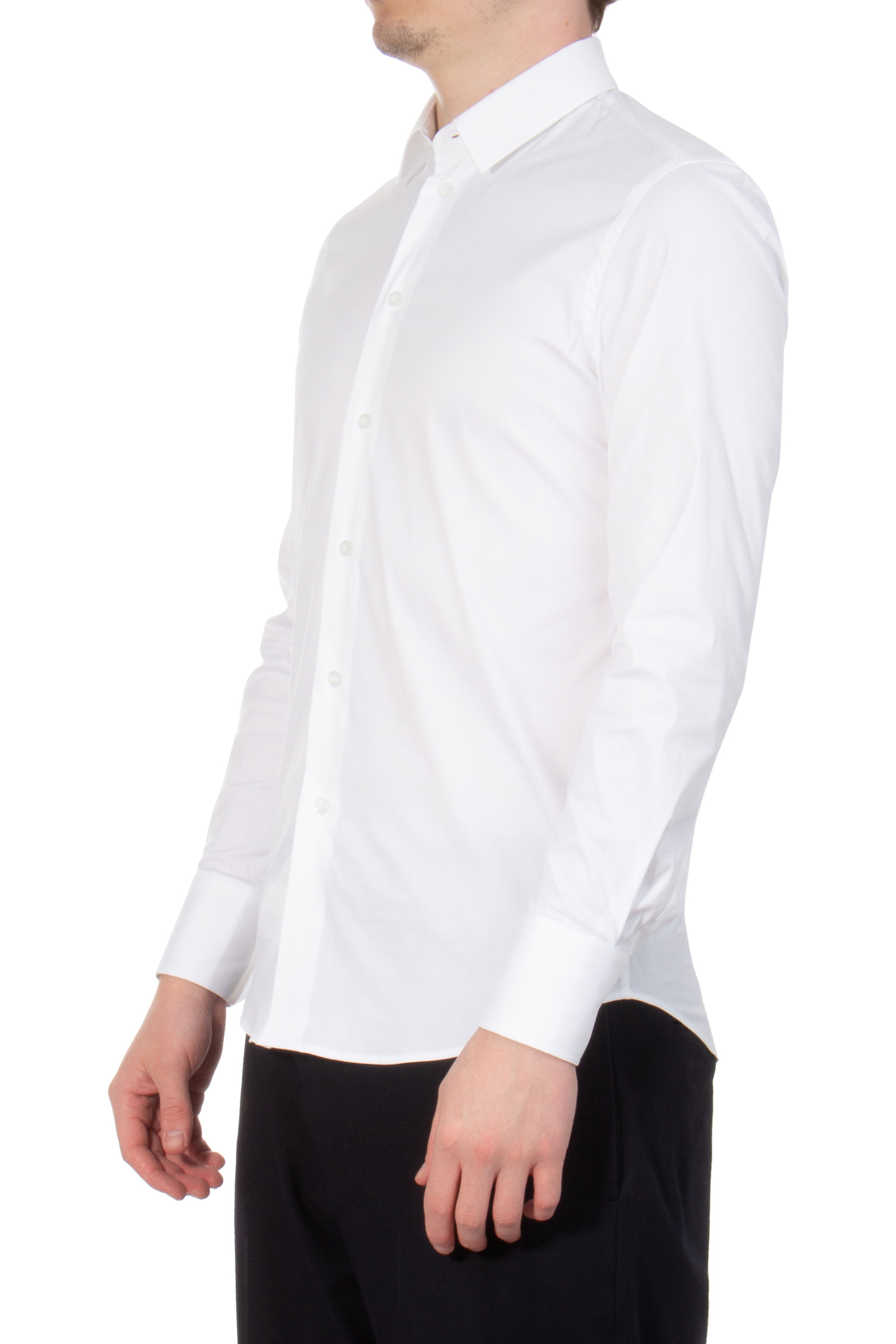 EMPORIO ARMANI Cotton-Nylon-Stretch Shirt 