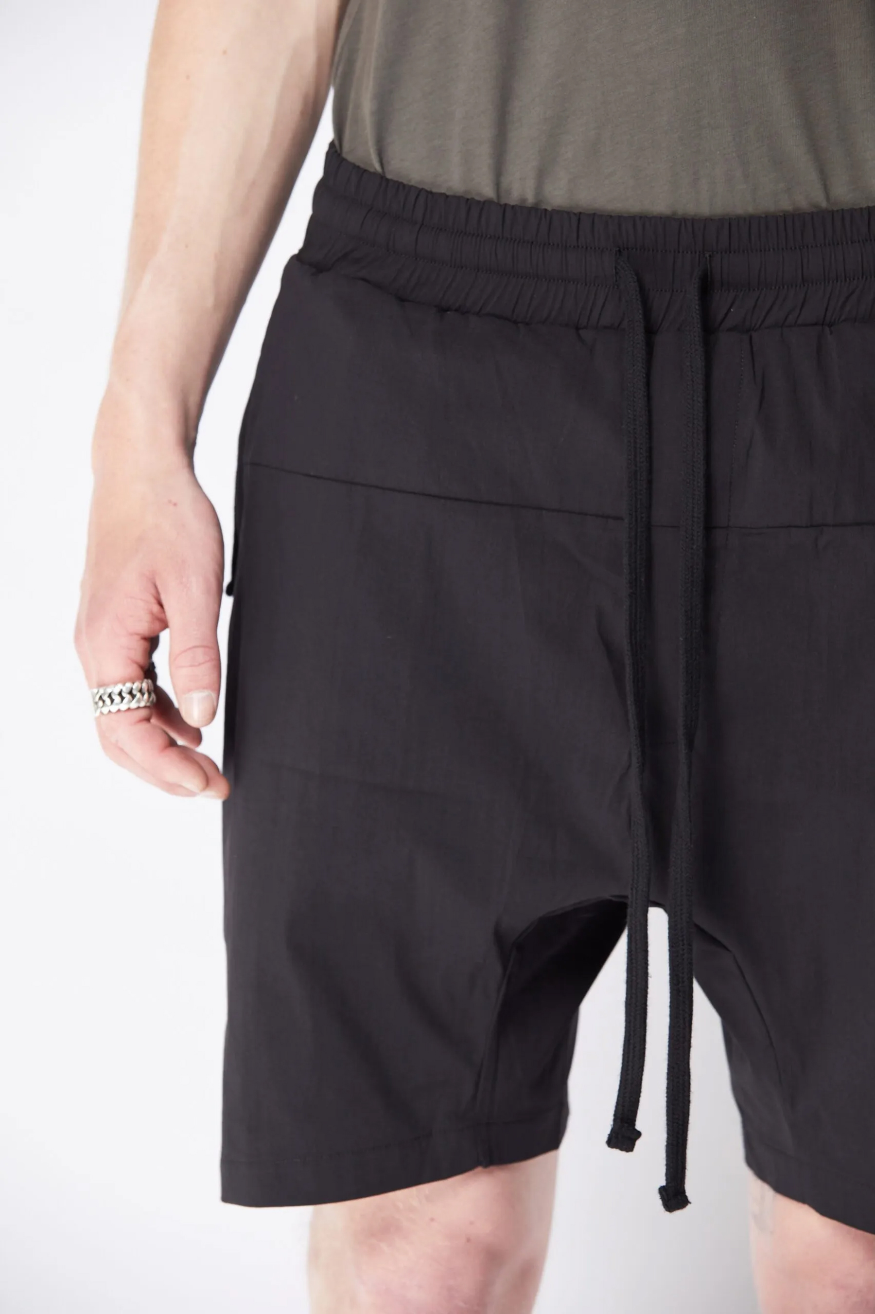 THOM KROM Woven Stretch Cotton Shorts