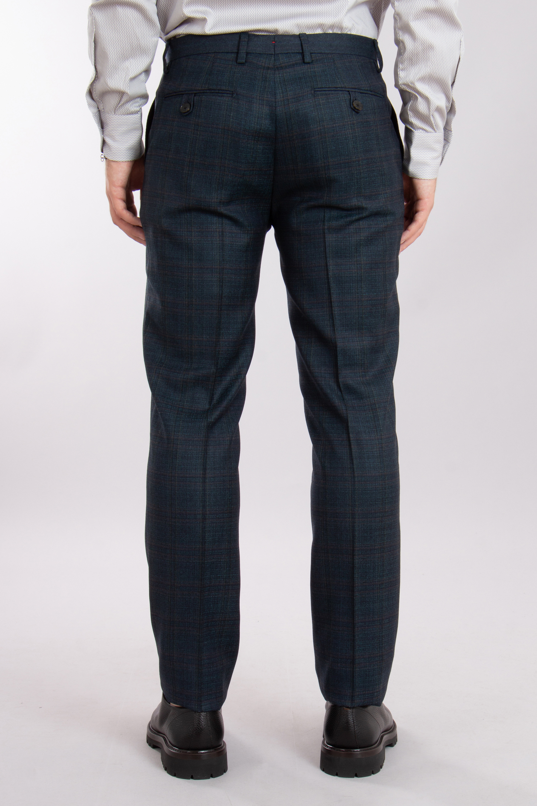 ETRO Checked Wool Suit