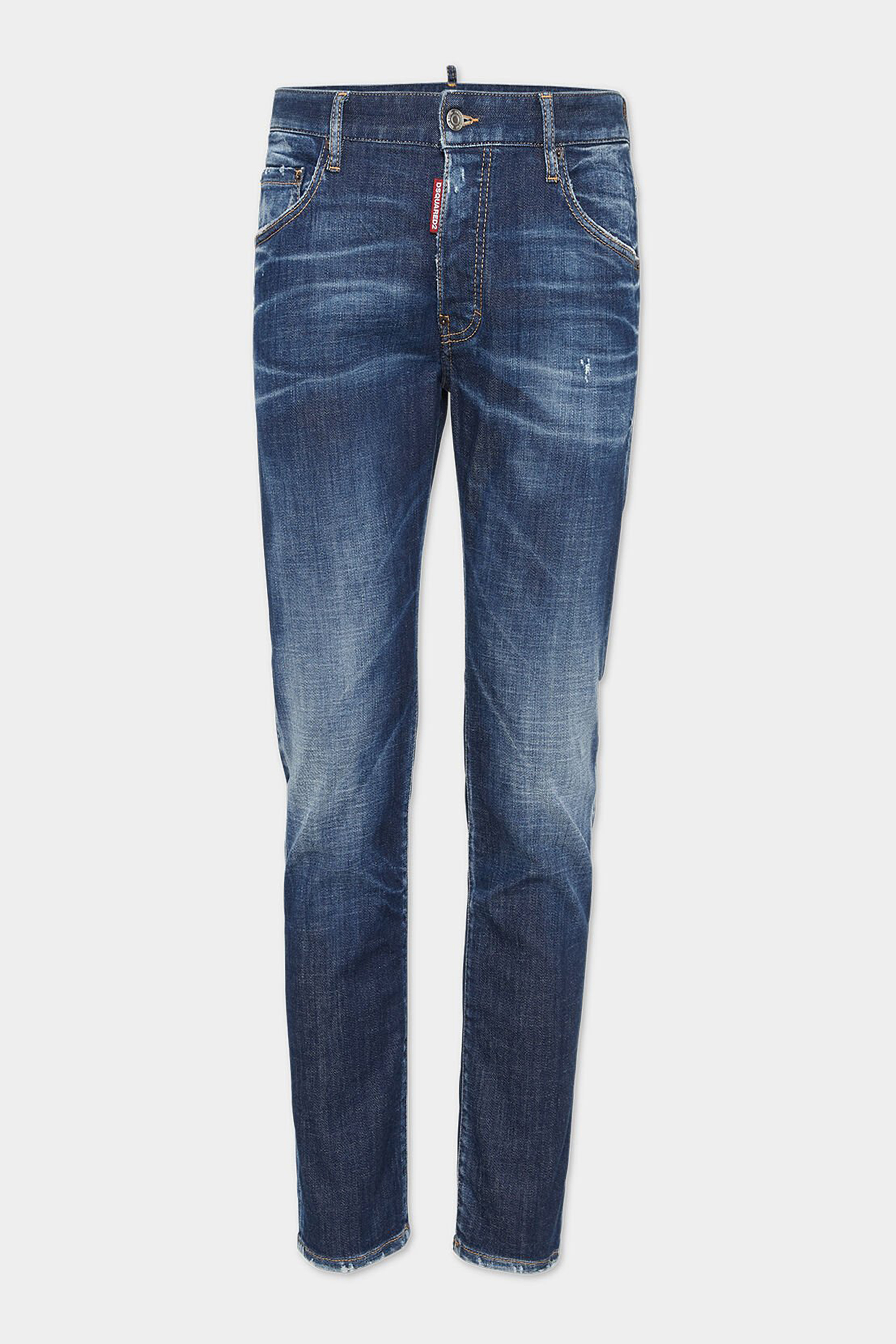 DSQUARED2 Dark Basic Wash Skater Jeans