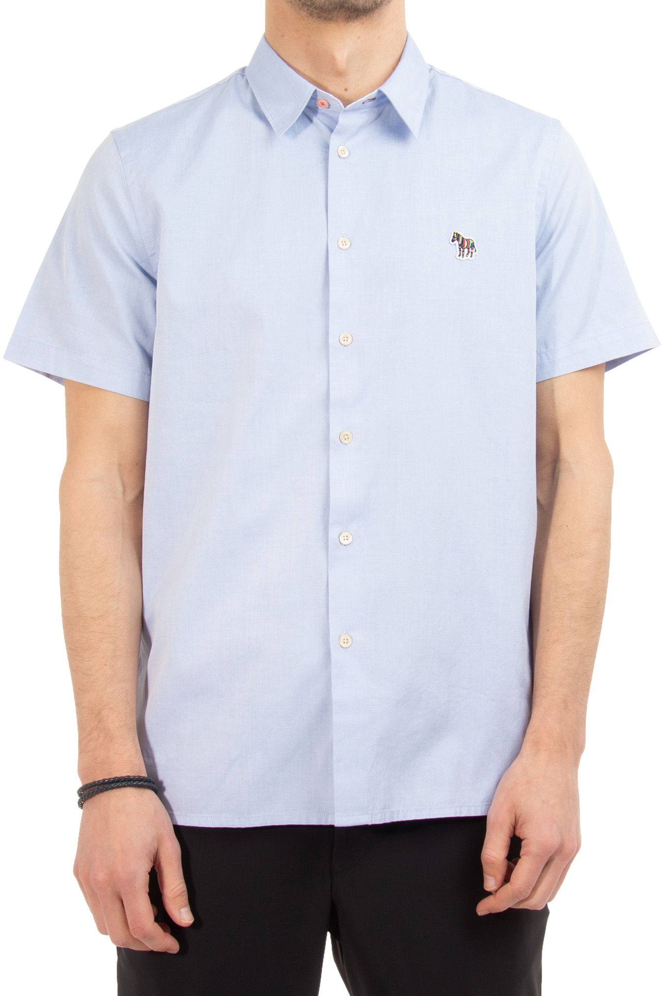 PAUL SMITH Zebra Patch Cotton Shirt