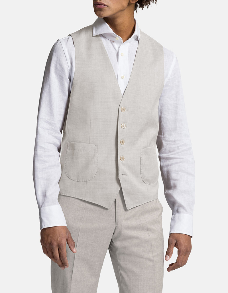 BALDESSARINI Virgin Wool Stretch Vest Ace