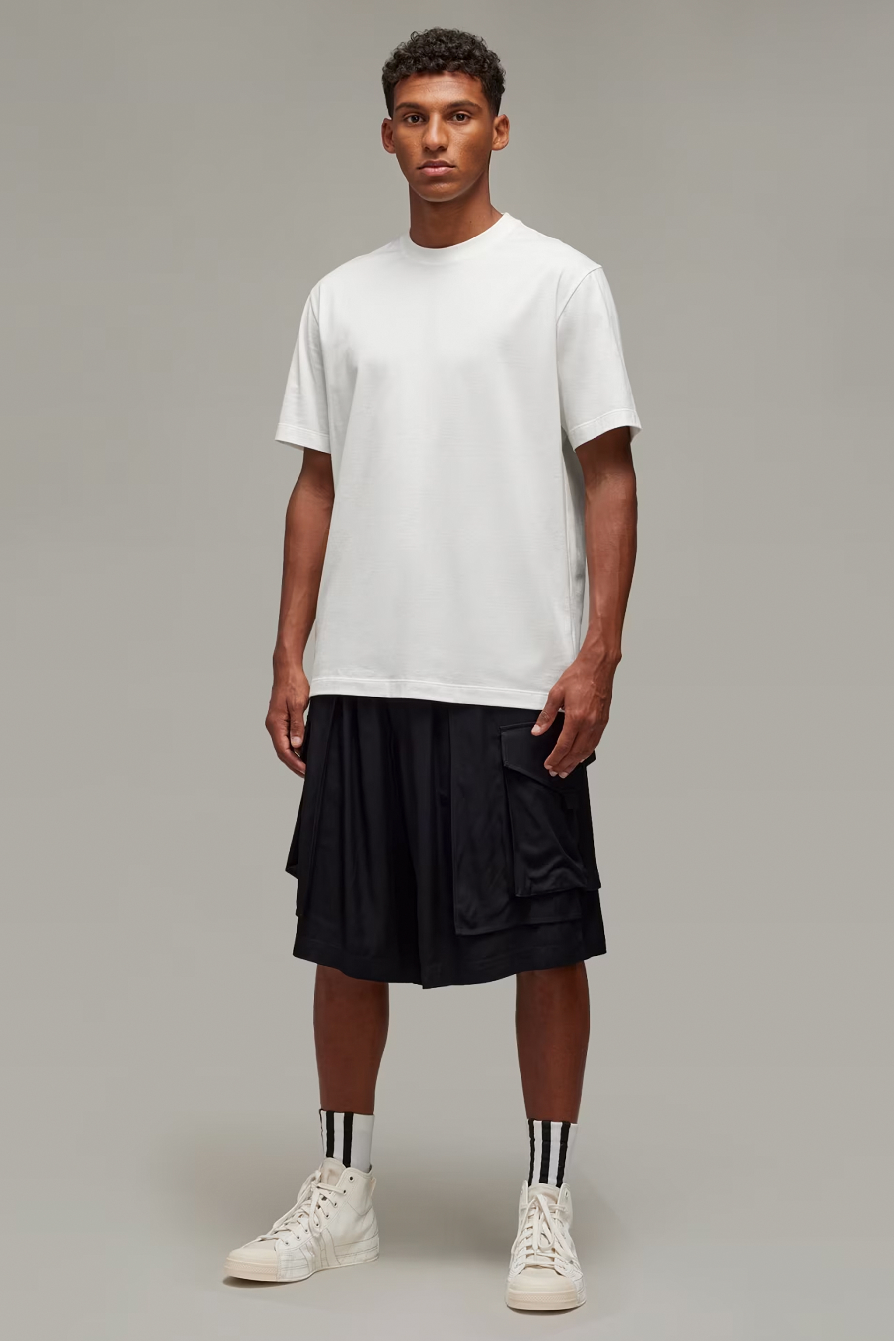 Y-3 U Graphic Print Cotton Jersey T-Shirt