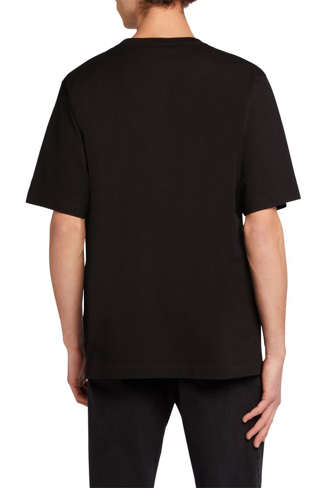 GIUSEPPE ZANOTTI Rhinestone Signature Embroidery T-Shirt