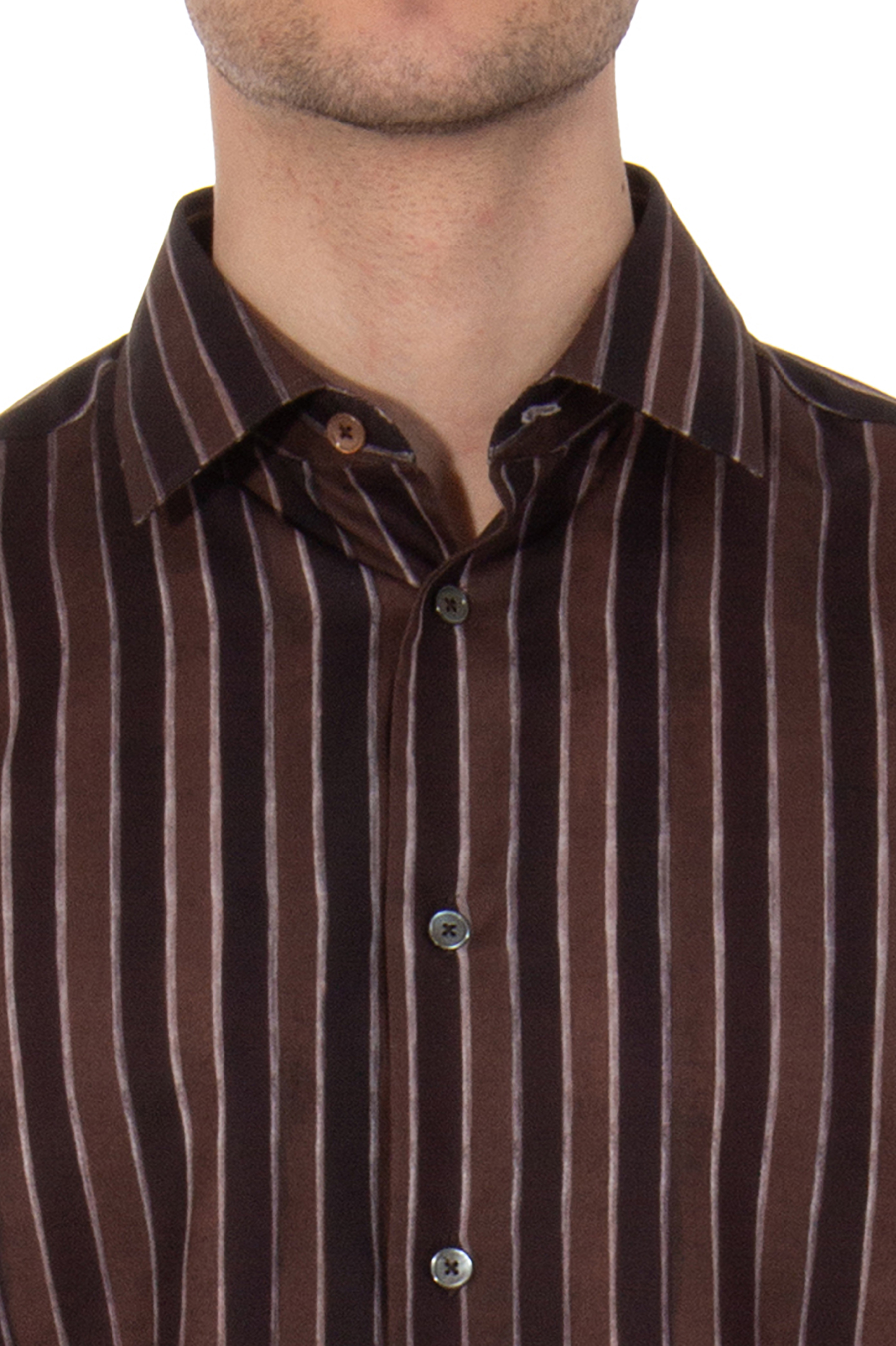 PAUL SMITH 'Painted Stripe' Organic Cotton Shirt