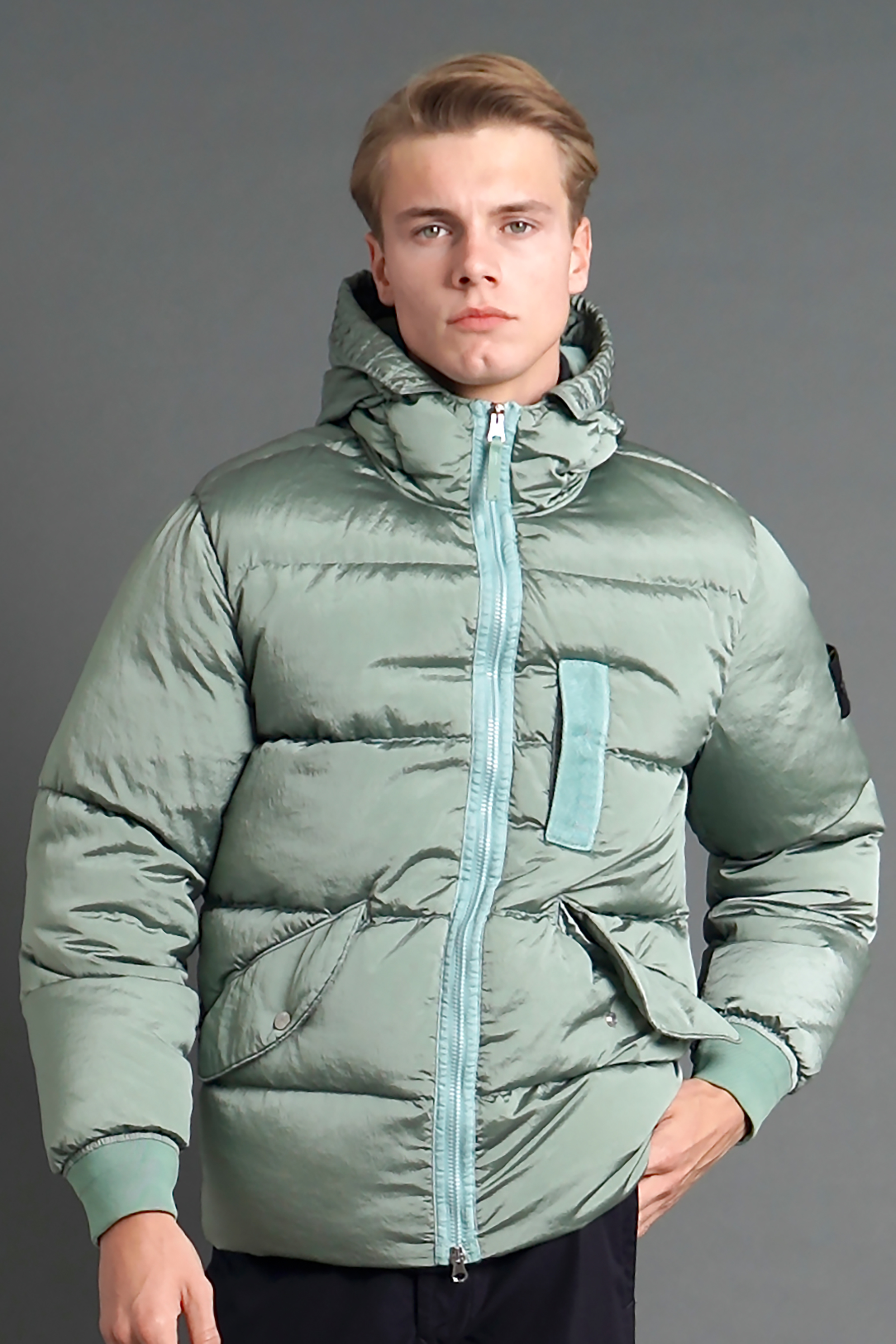 STONE ISLAND Econyl Regenerated Nylon Down Puffer Jacket