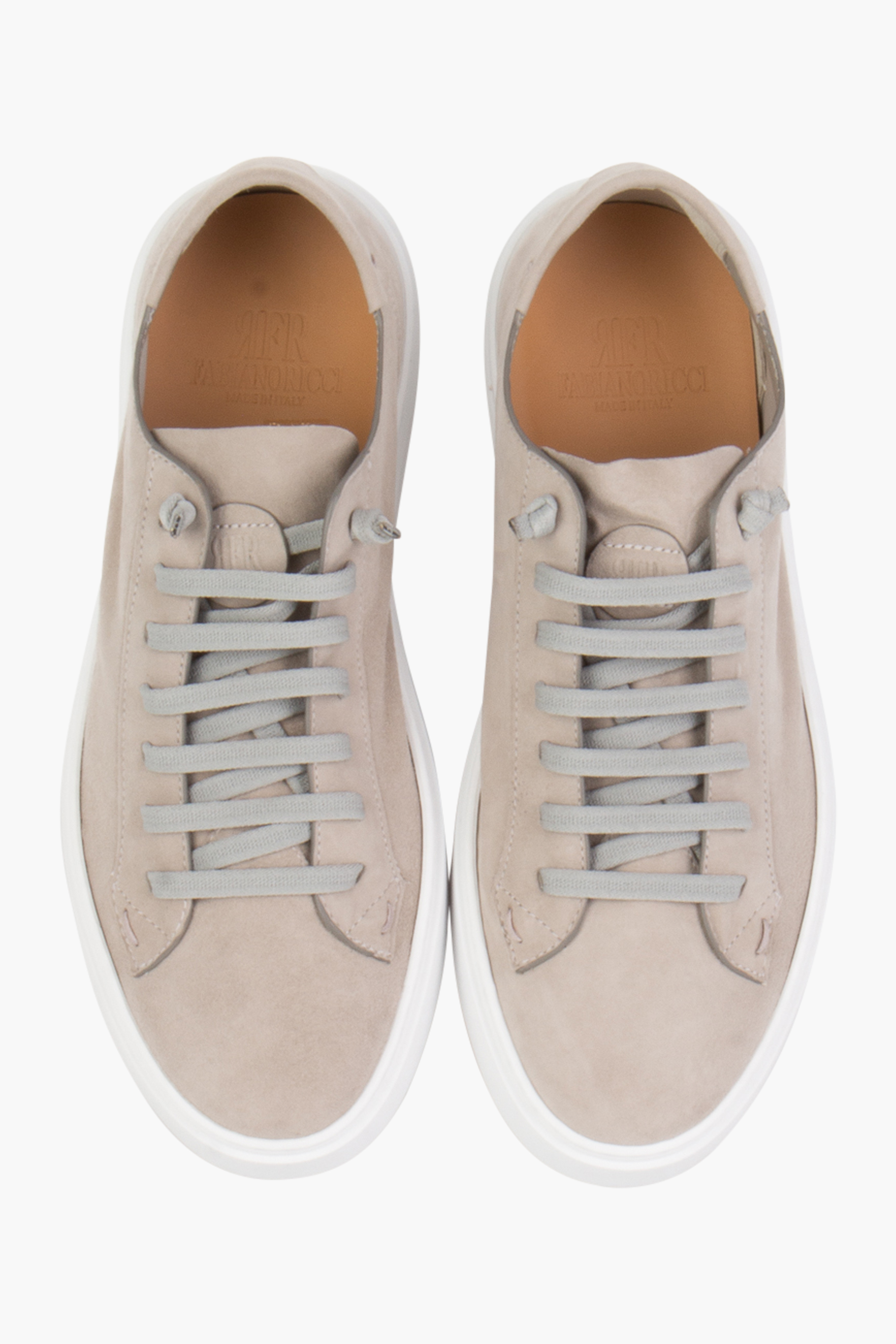 FABIANO RICCI Reverse Leather Sneakers Gtr