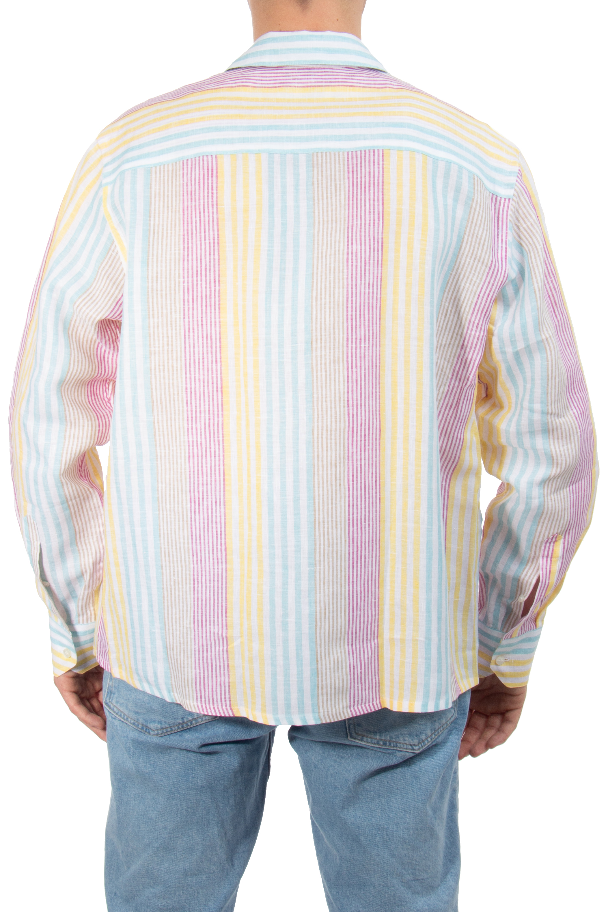 ETRO Pure Linen Shirt Striped