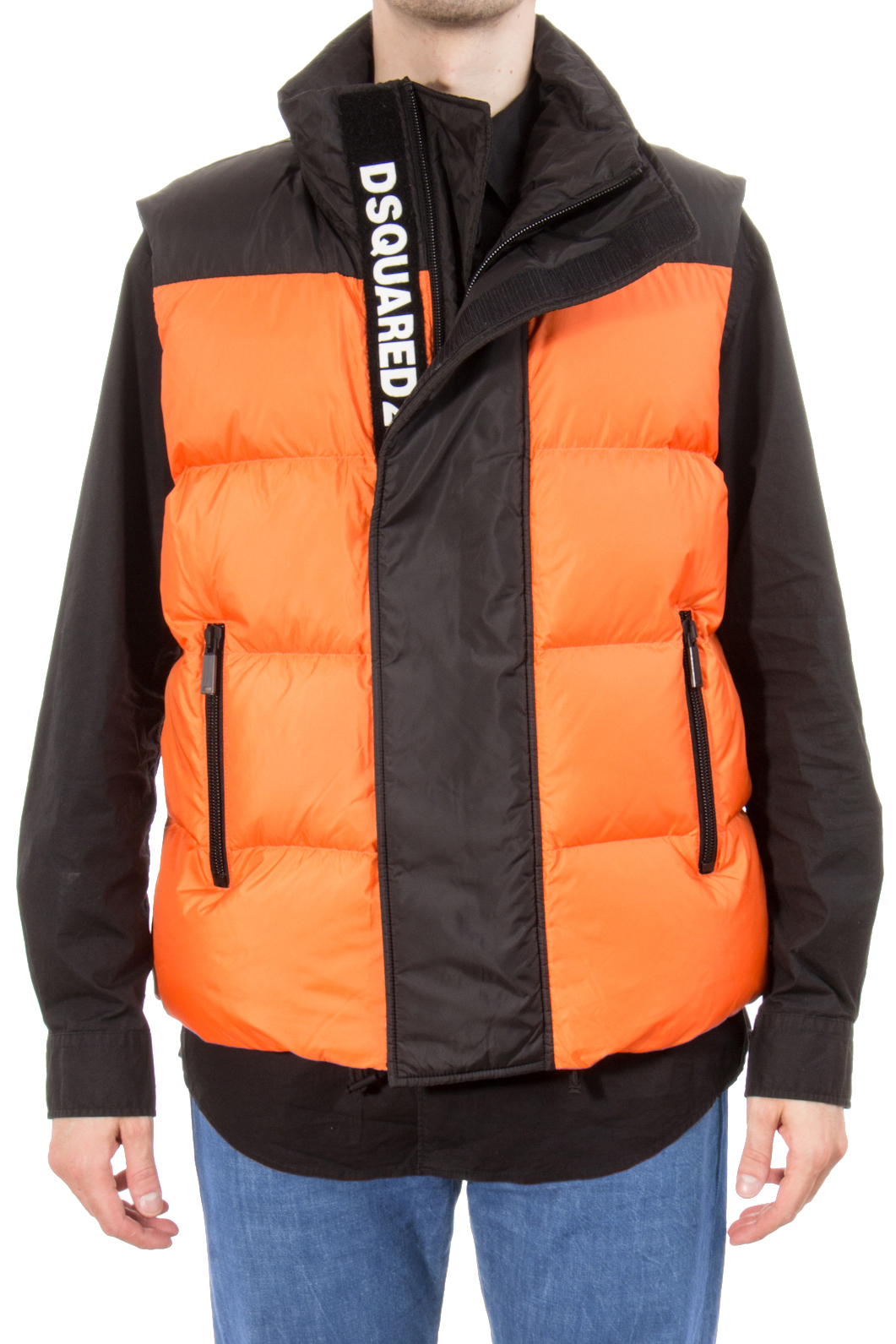 DSQUARED2 Funnel Neck Padded Vest