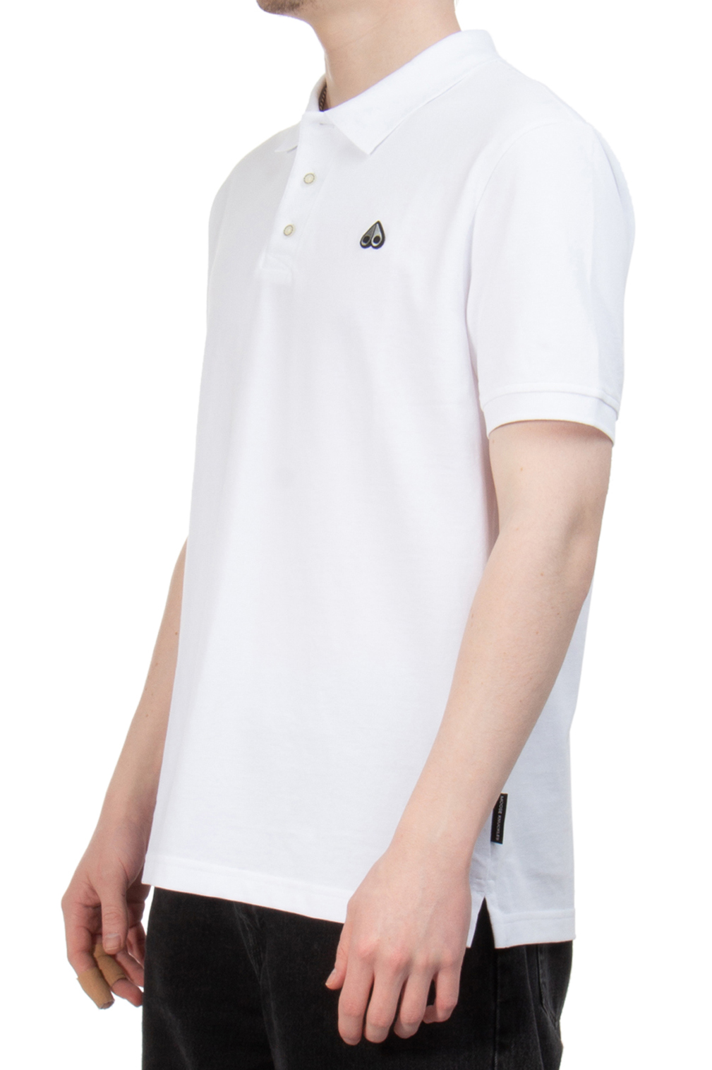 MOOSE KNUCKLES Logo Cotton Piqué Polo Shirt