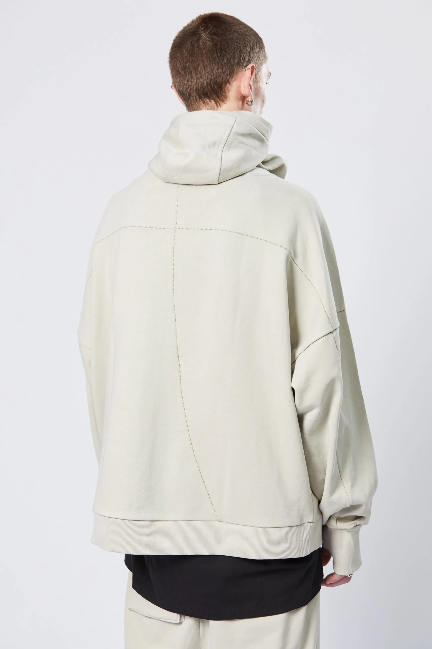 THOM KROM Cotton Stretch Zip-Hoodie 