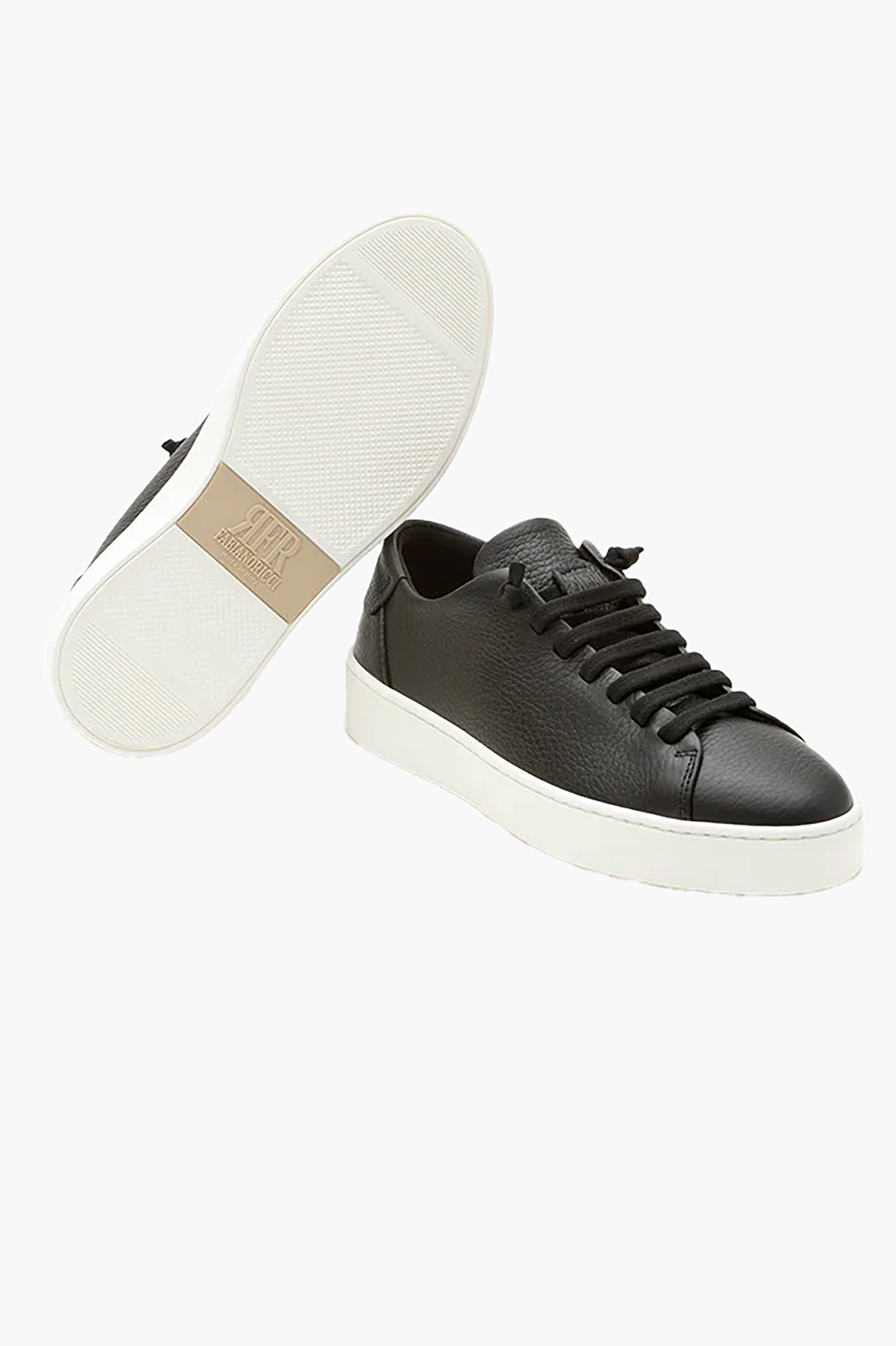 FABIANO RICCI Grained Leather Sneakers Rfr