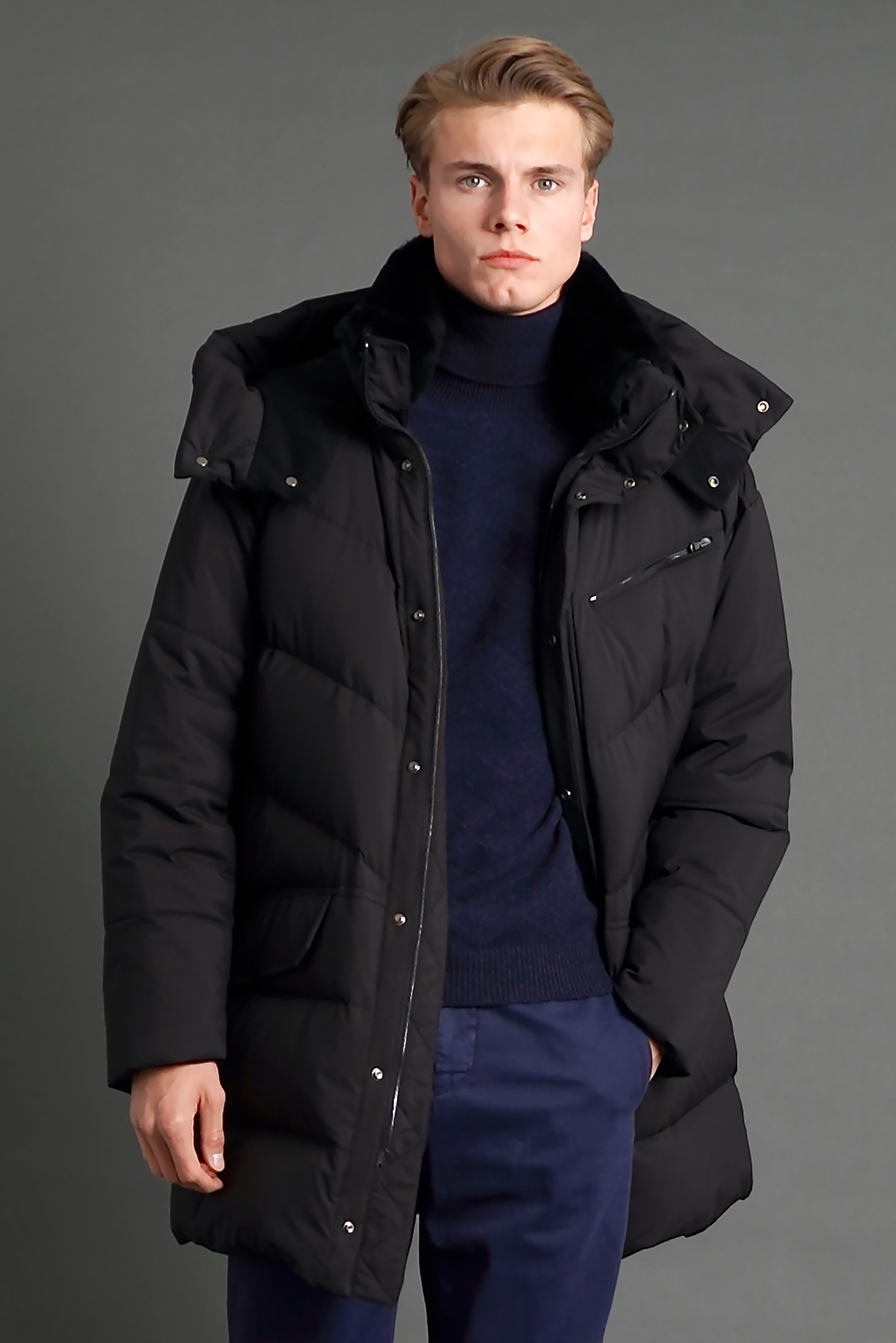 KITON Quilted Econylon Down Parka