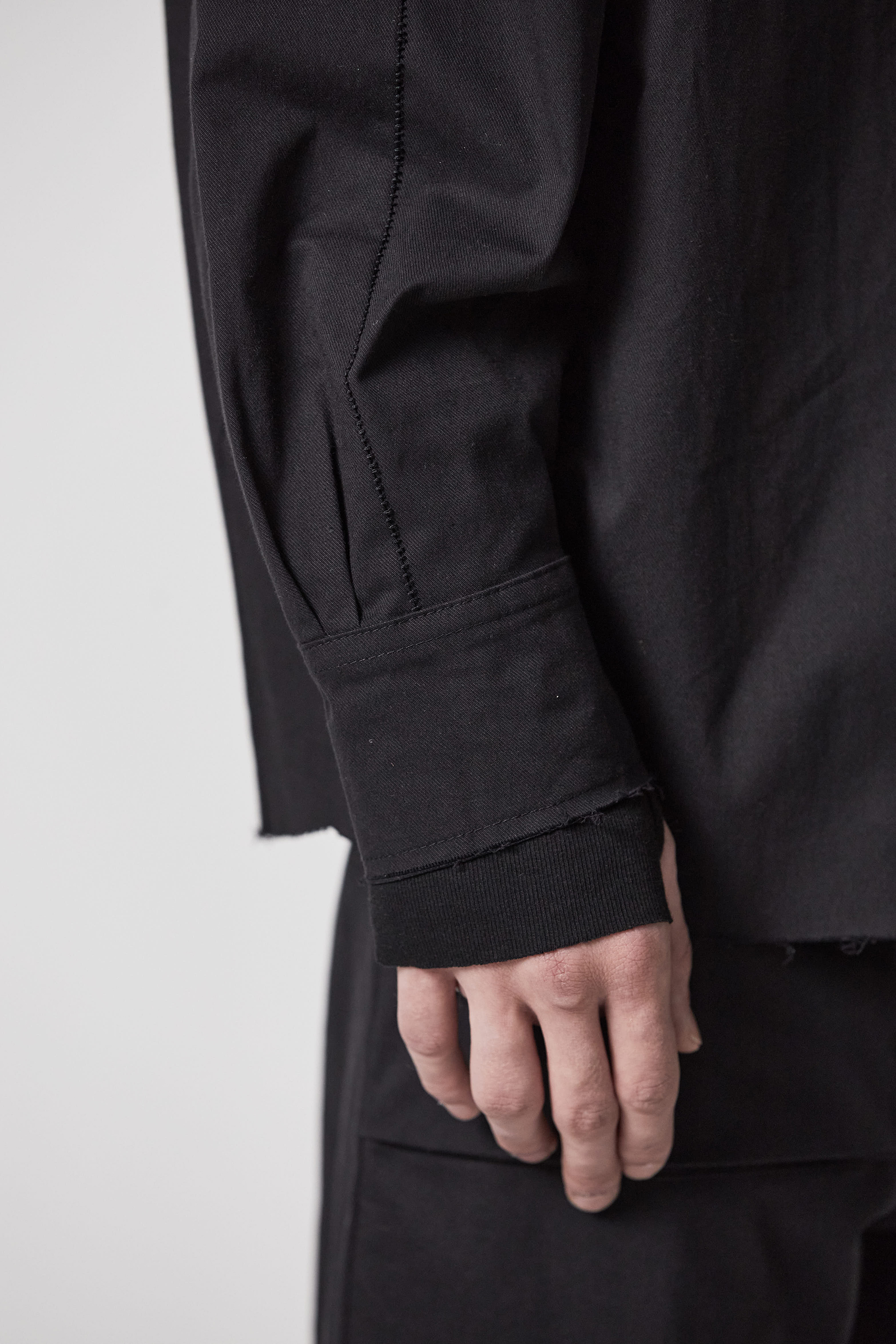 THOM KROM Oversized Cotton Stretch Shirt