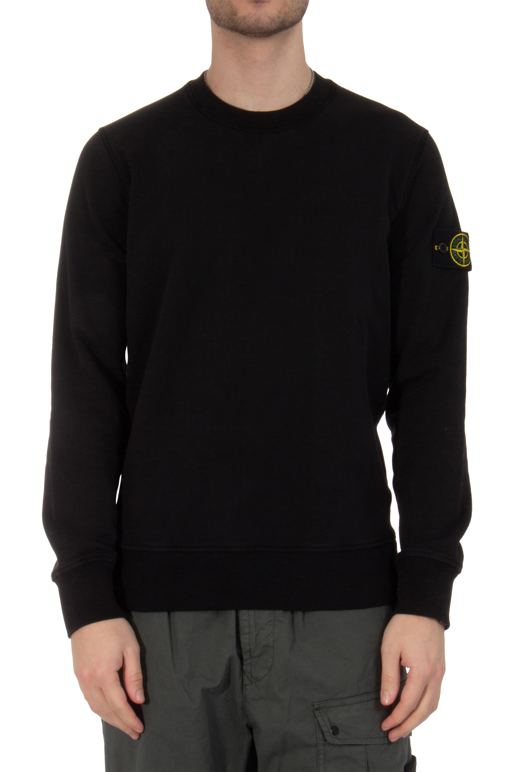 STONE ISLAND Cotton Crew Neck Sweatshirt