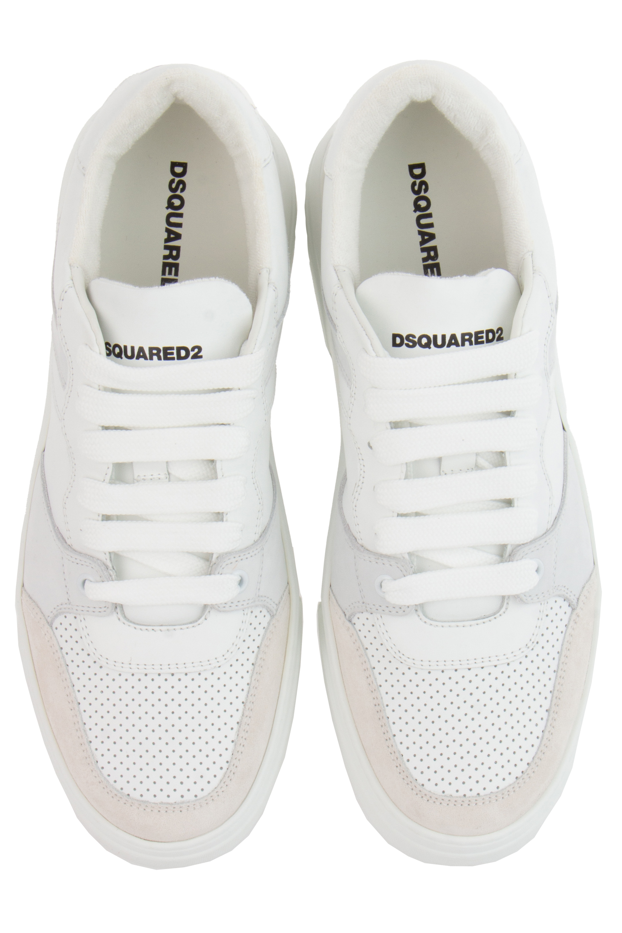 DSQUARED2 Leather Sneakers Bumper