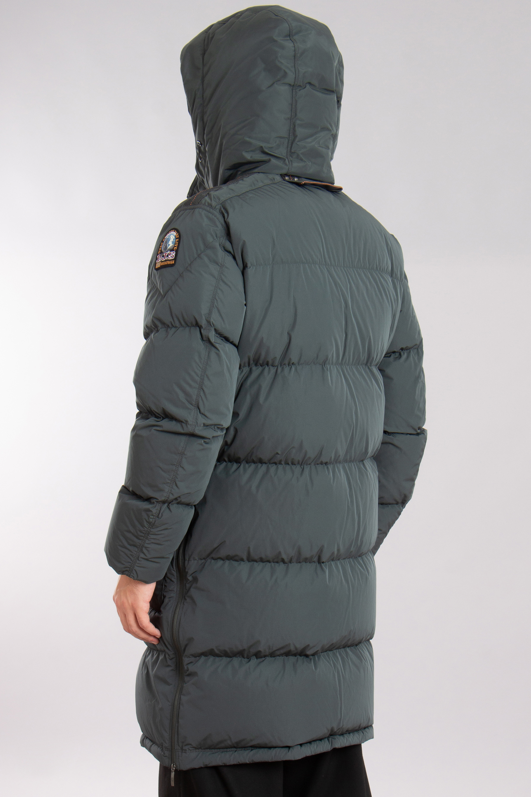 PARAJUMPERS Hooded Micro Ripstop Down Coat Long Bear