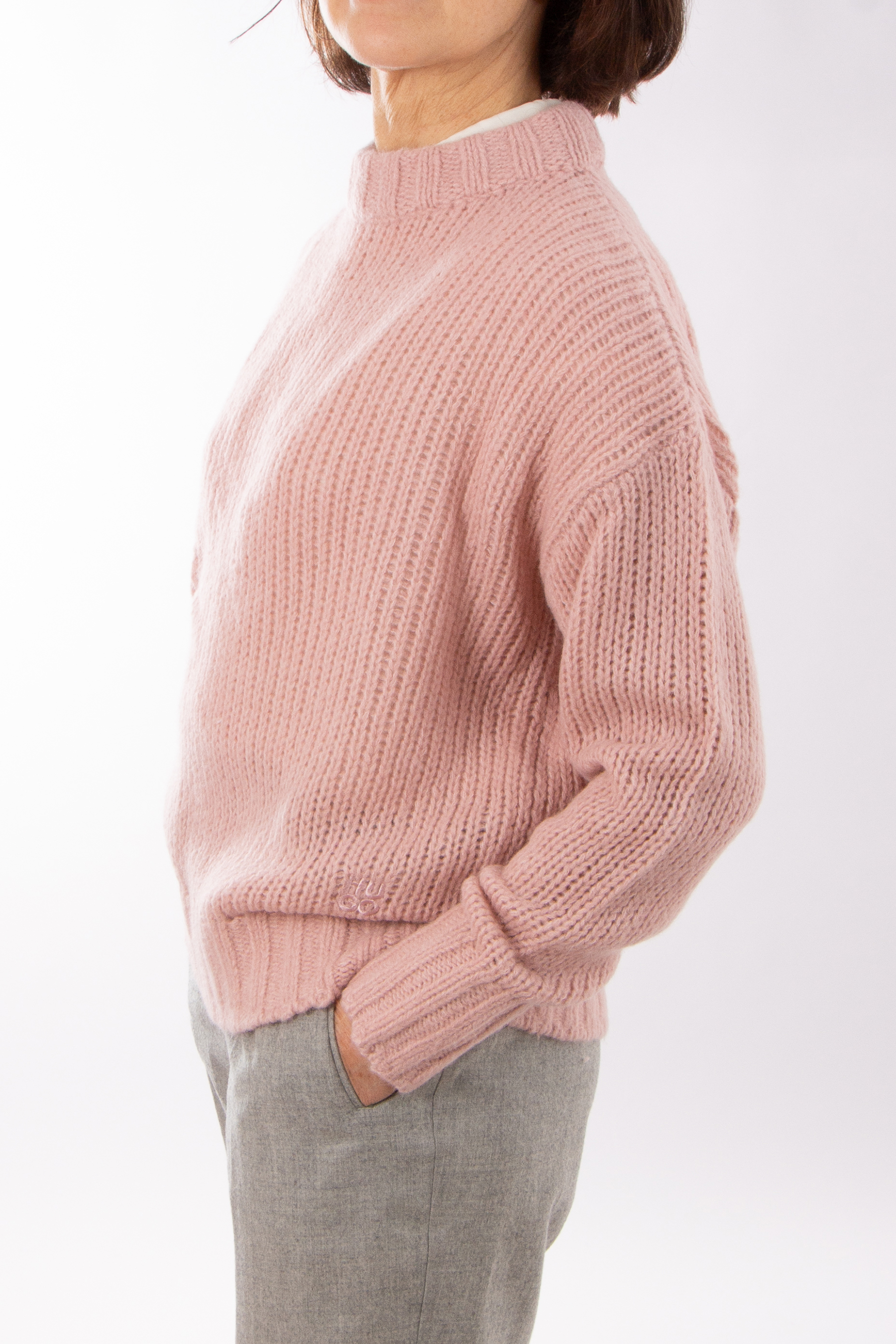 HUGO Oversized Wool-Alpaca Blend Sweater Sloossy