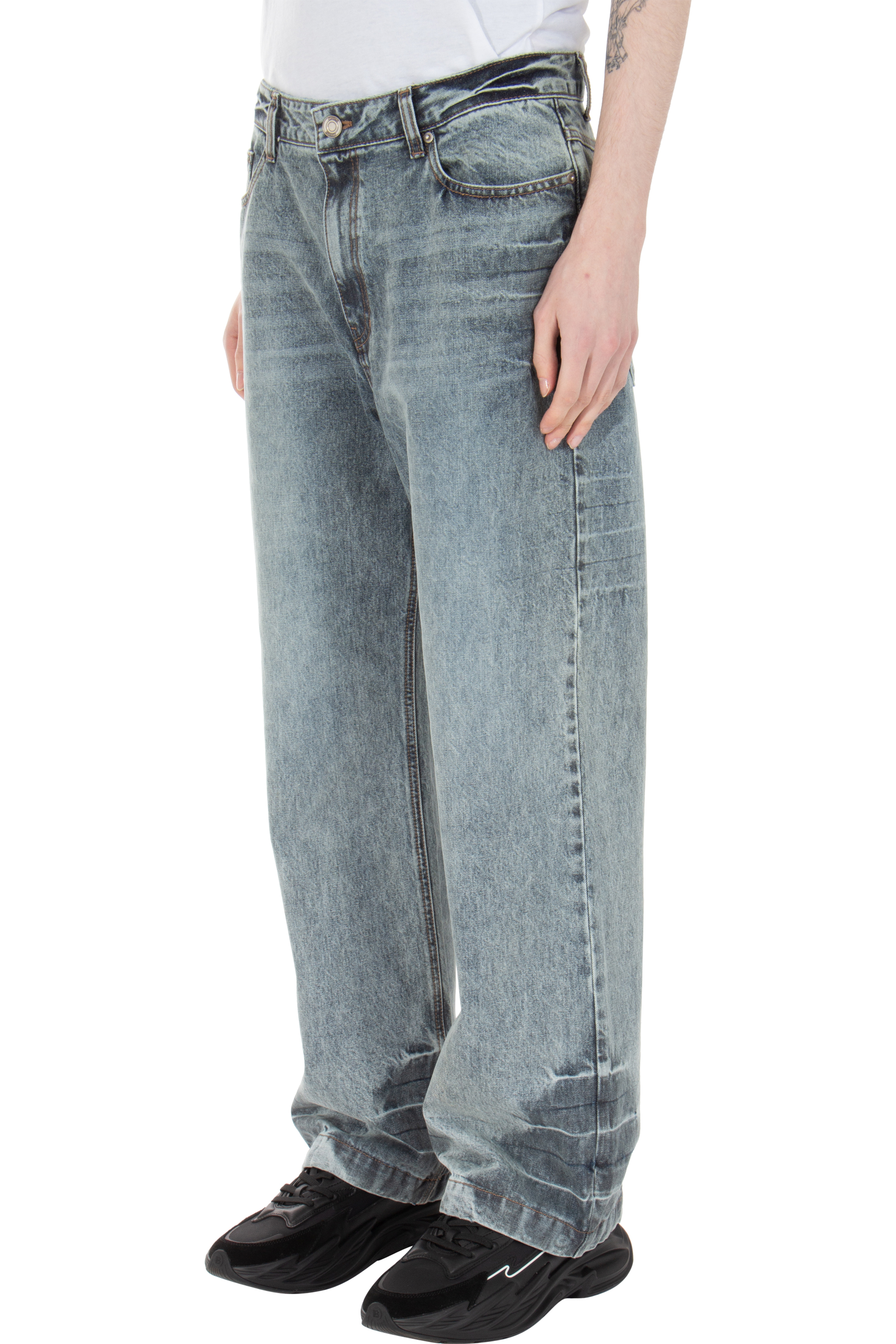 JUUN.J Washed Cotton Denim Jeans