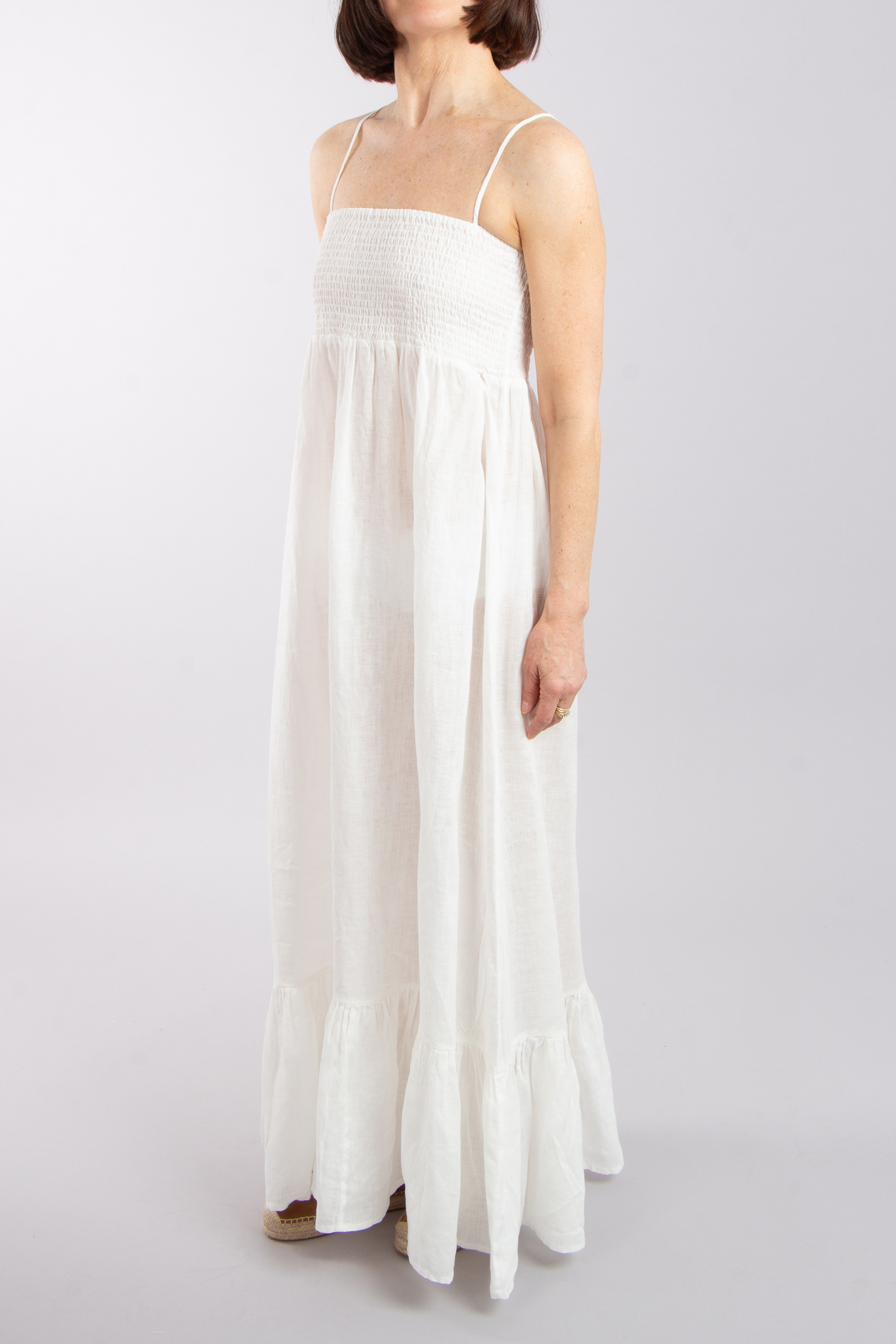 MC 2 SAINT BARTH Linen Maxi Dress Jemma