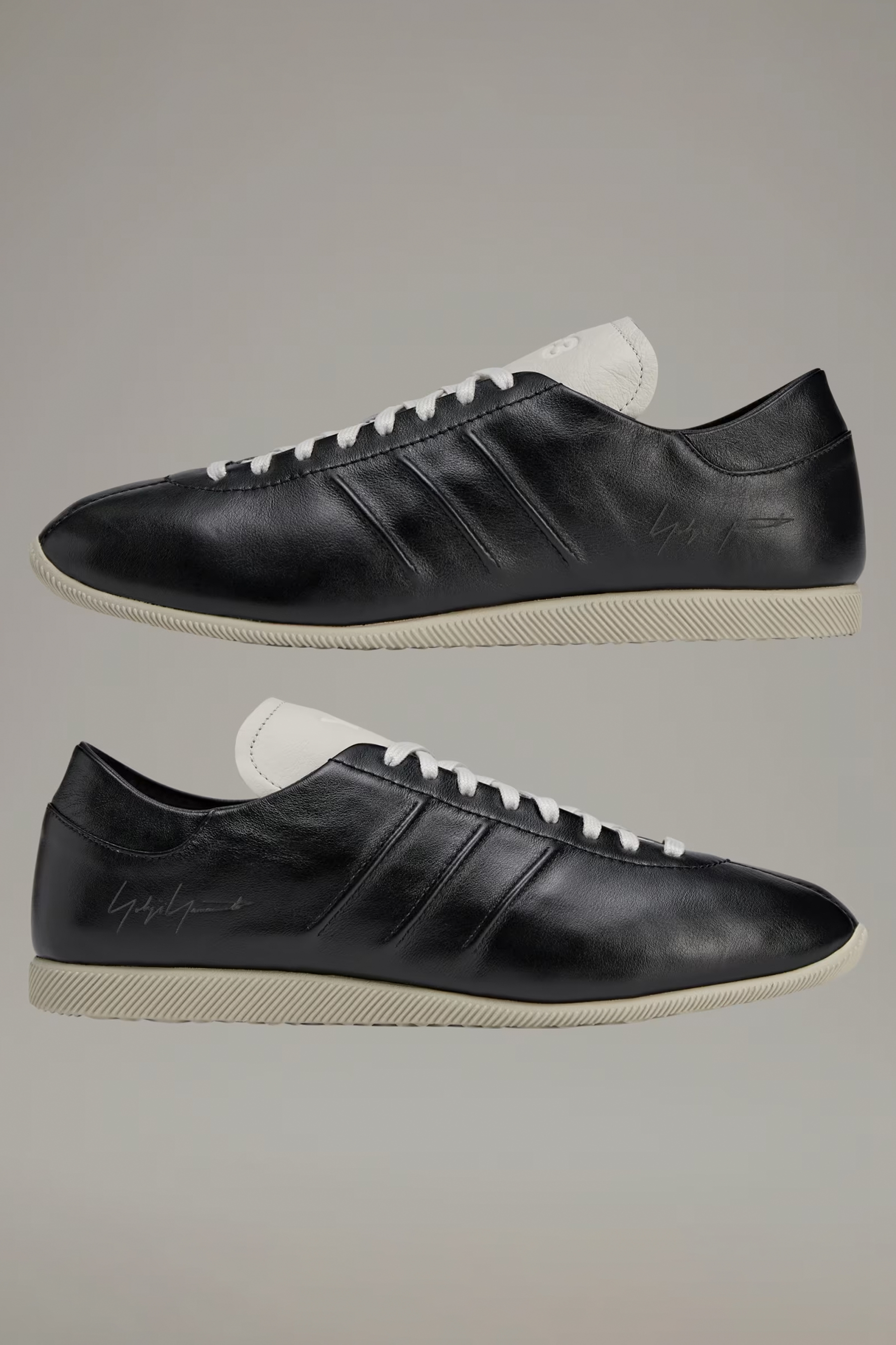 Y-3 Premium Leather Sneakers Japan