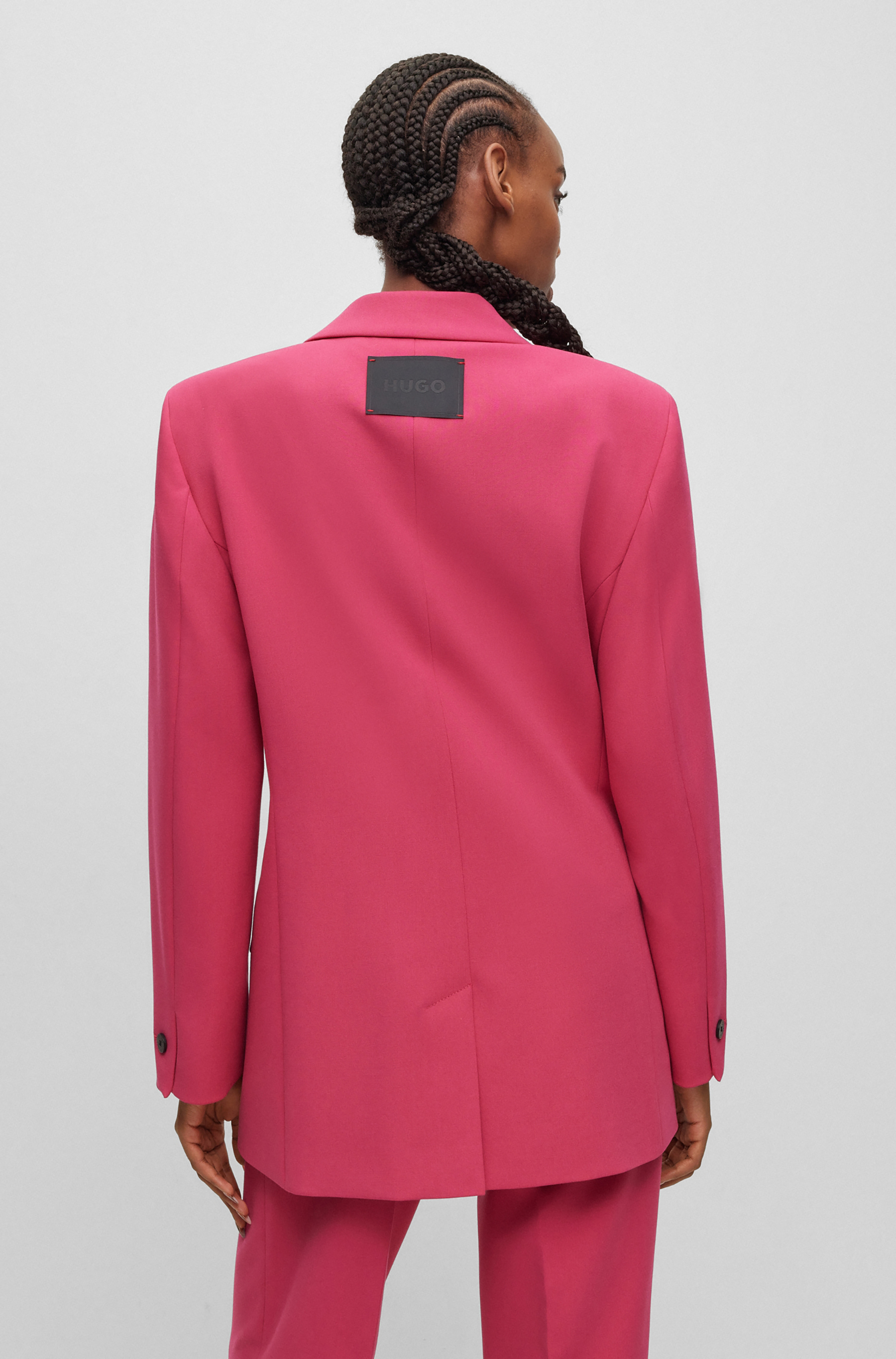 HUGO Relaxed Stretch Fabric Blazer Amalisa