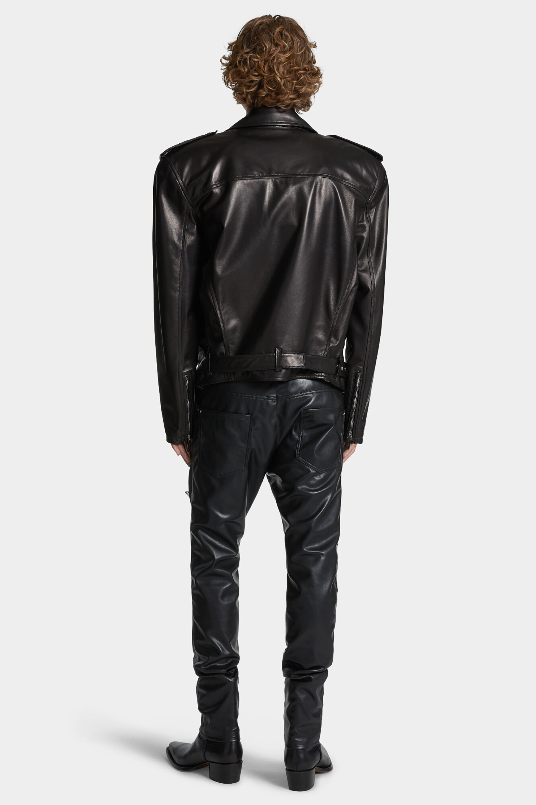 DSQUARED2 Faux Leather Cool Guy Jeans