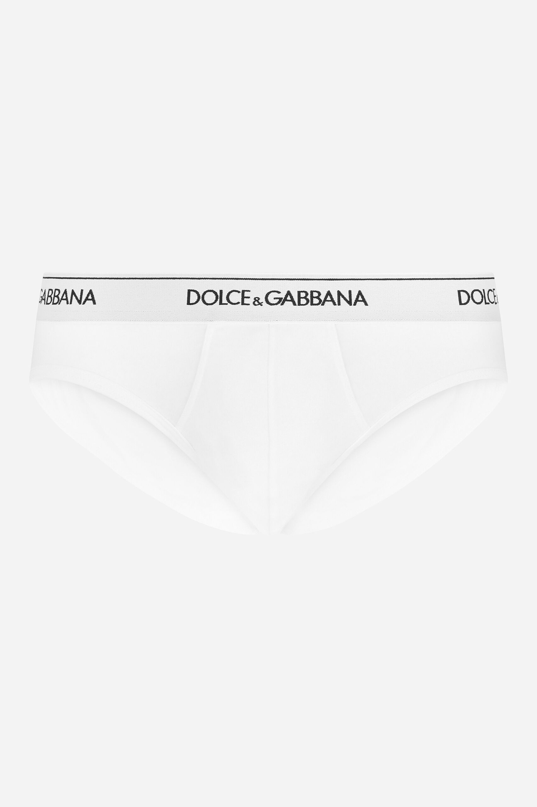 DOLCE & GABBANA 2-Pack Cotton Stretch Jersey Mid-Rise Briefs