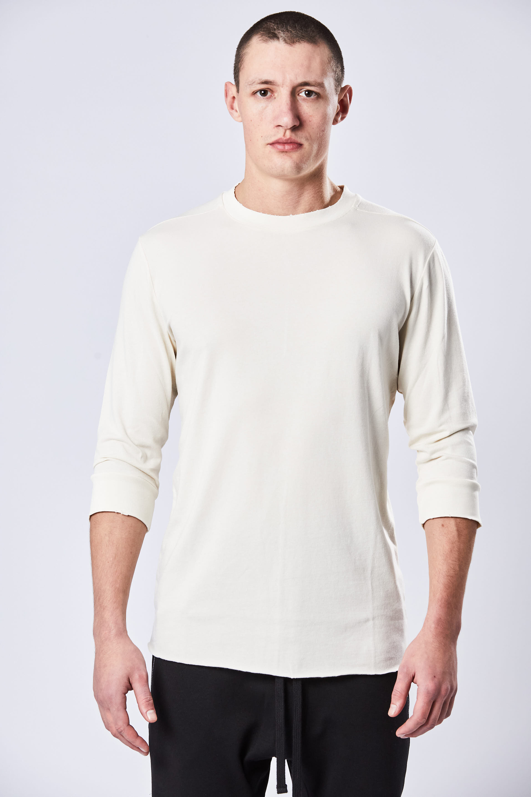 THOM KROM Half Sleeve Cotton Modal Jersey T-Shirt 