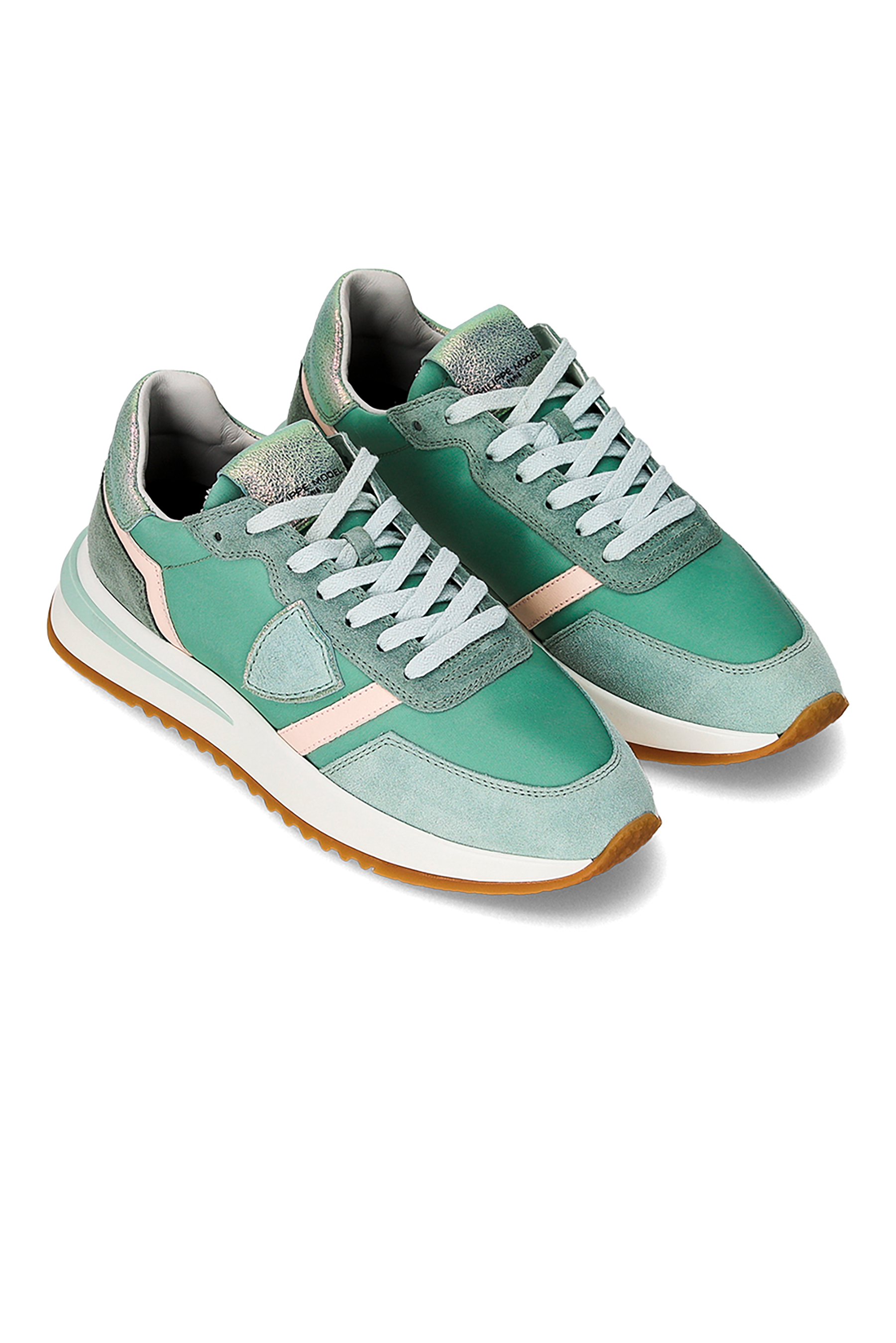 PHILIPPE MODEL Technical Fabric & Suede Sneakers Tropez 2.1 Low