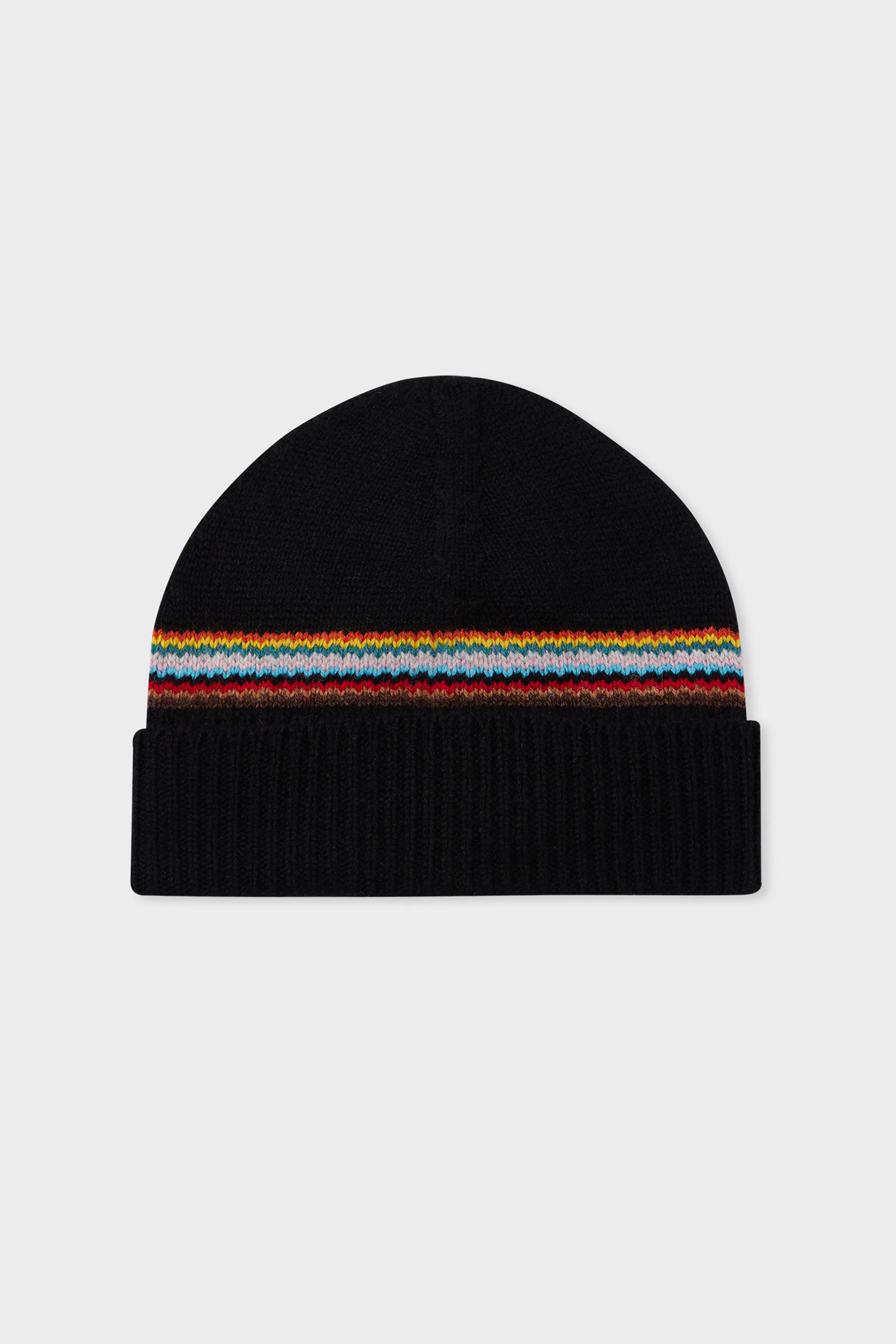 PAUL SMITH 'Signature Stripe' Block Lambswool Beanie