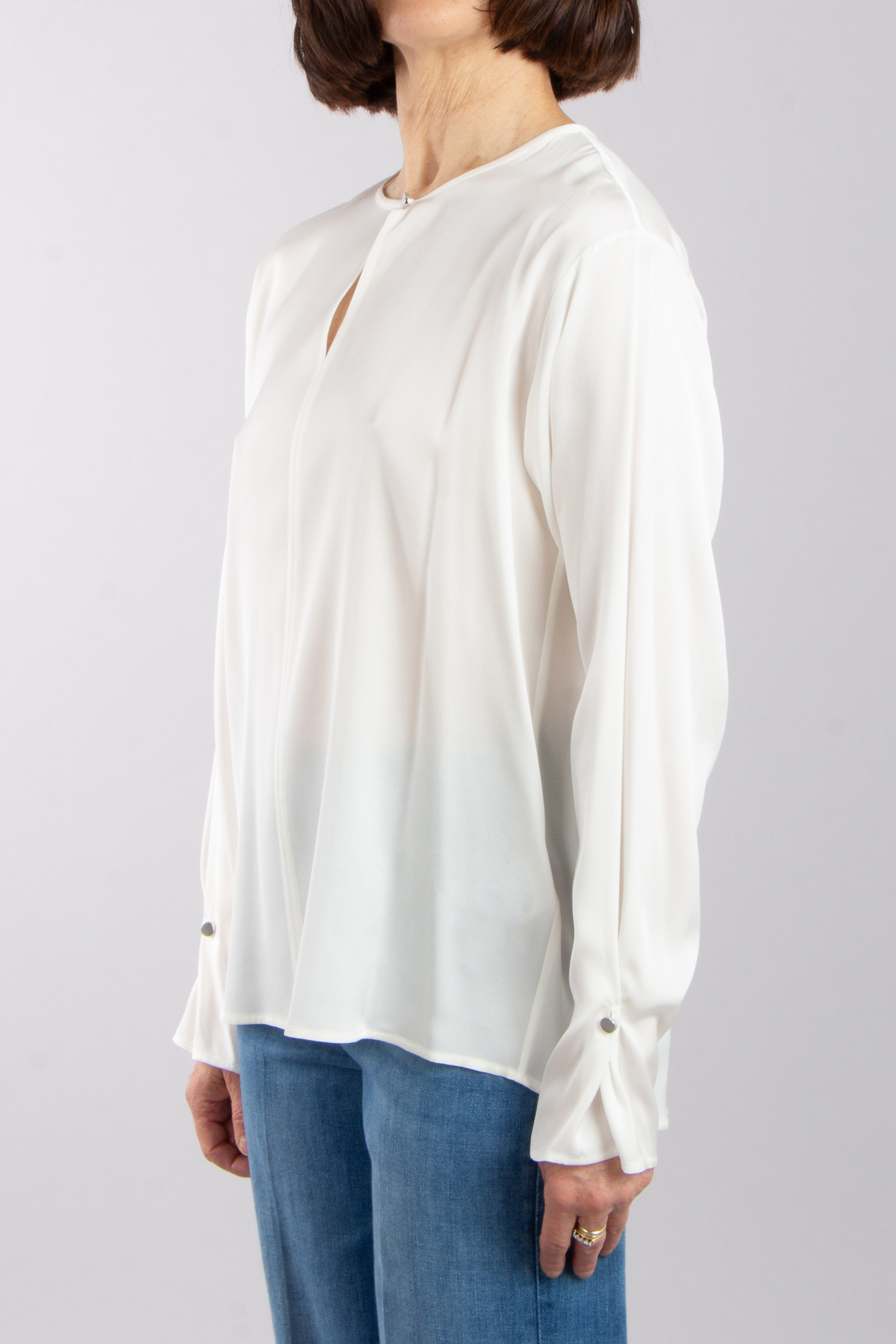 BOSS Stretch-Silk Blouse Binalea