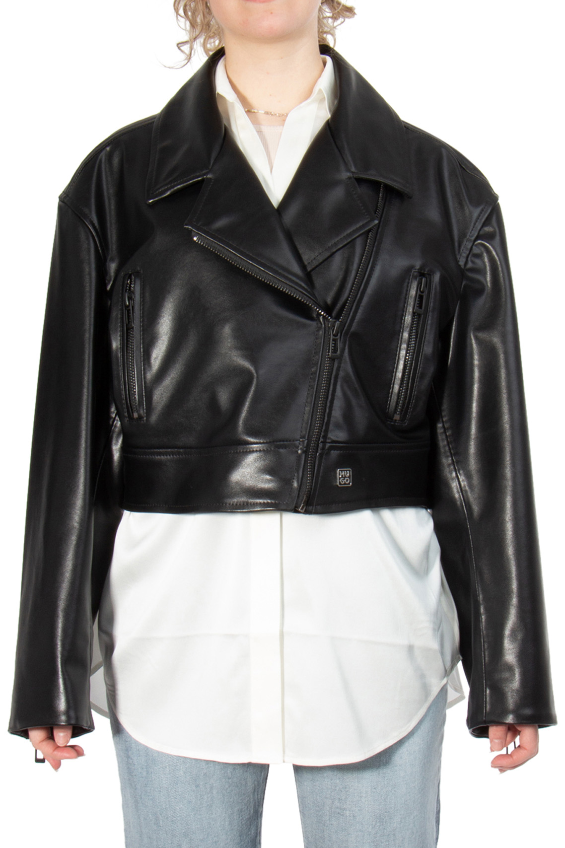 HUGO Faux Leather Jacket