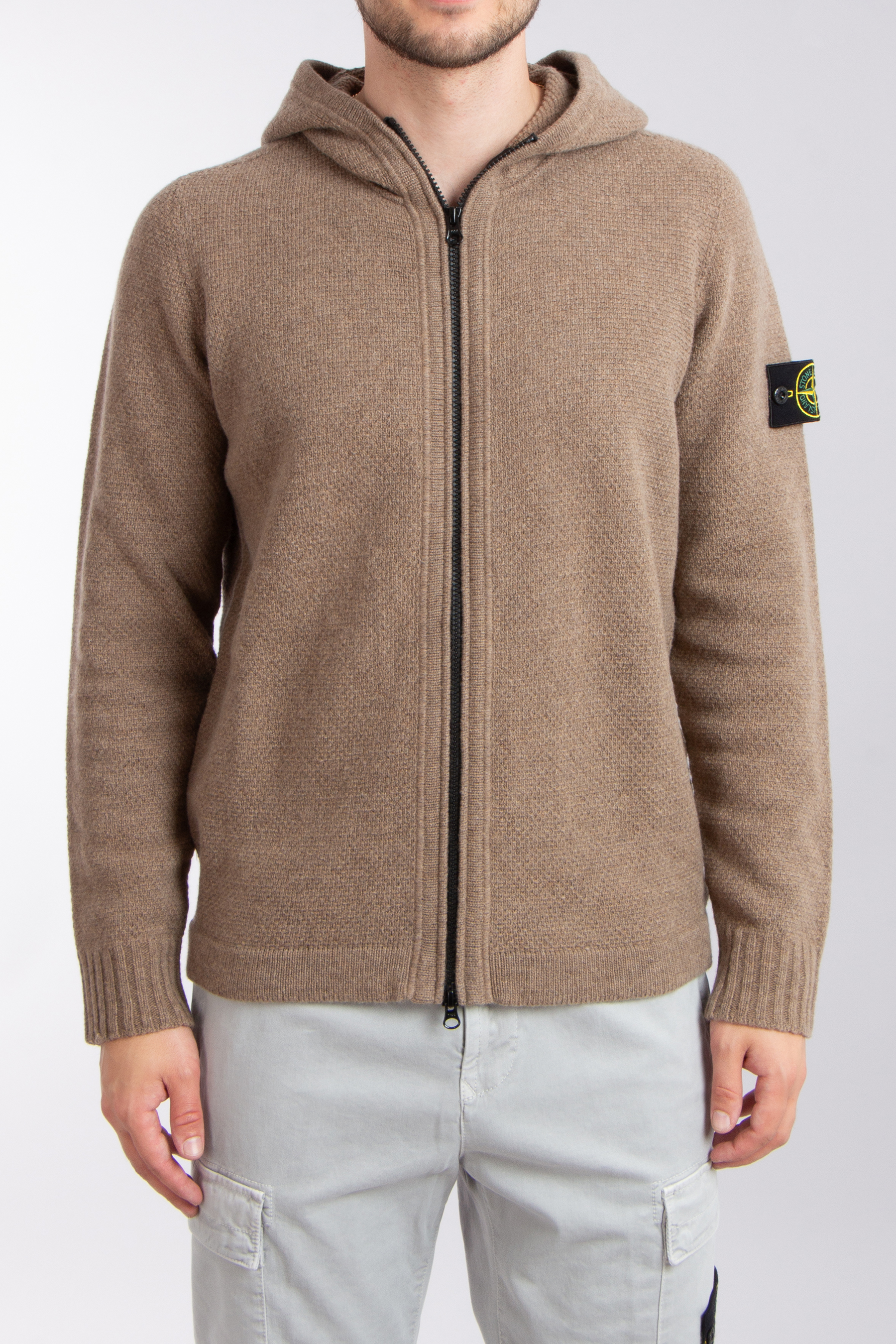 STONE ISLAND Wool Blend Cardigan