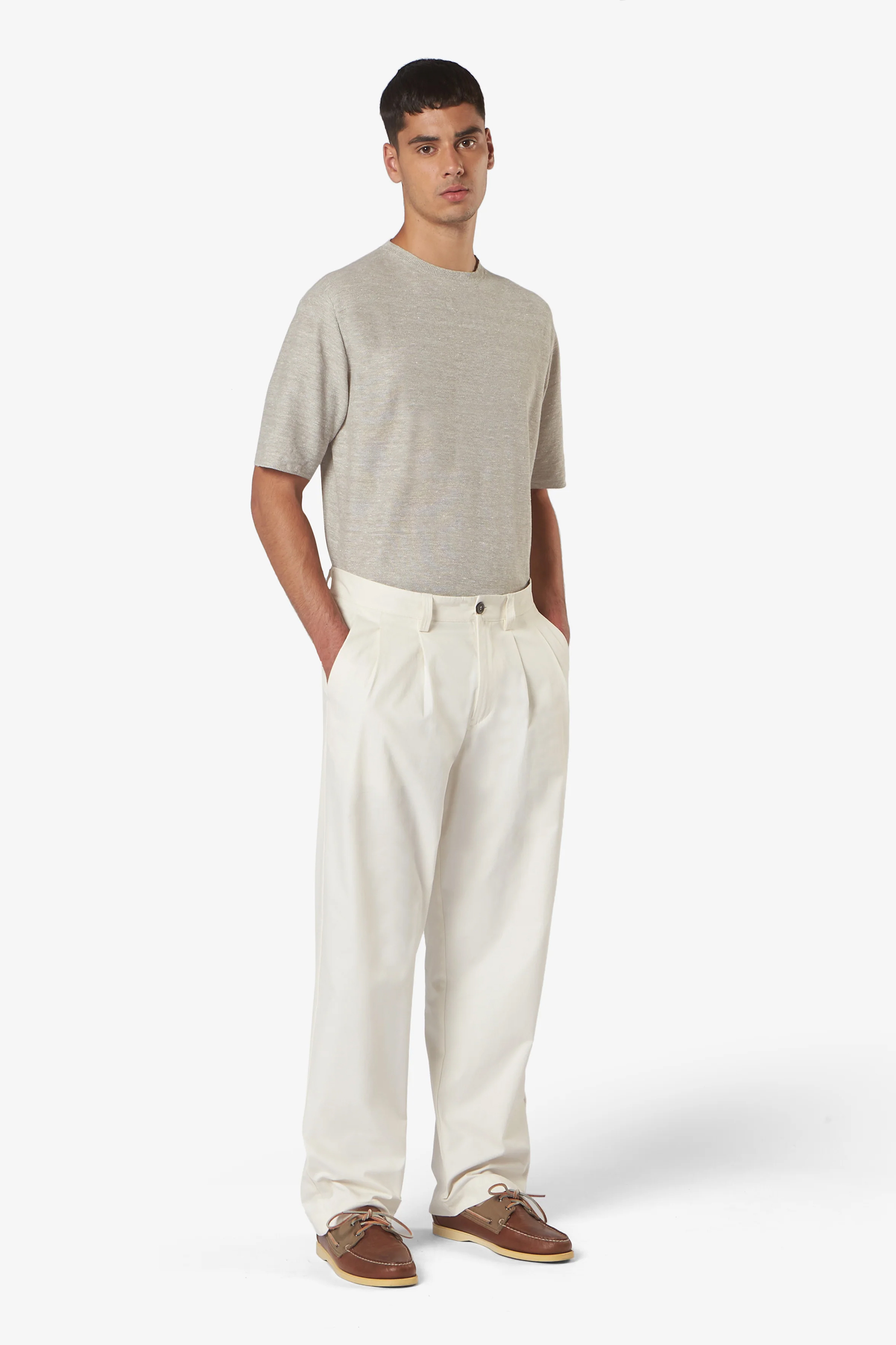 SEASE Wide Fit Cotton Pants