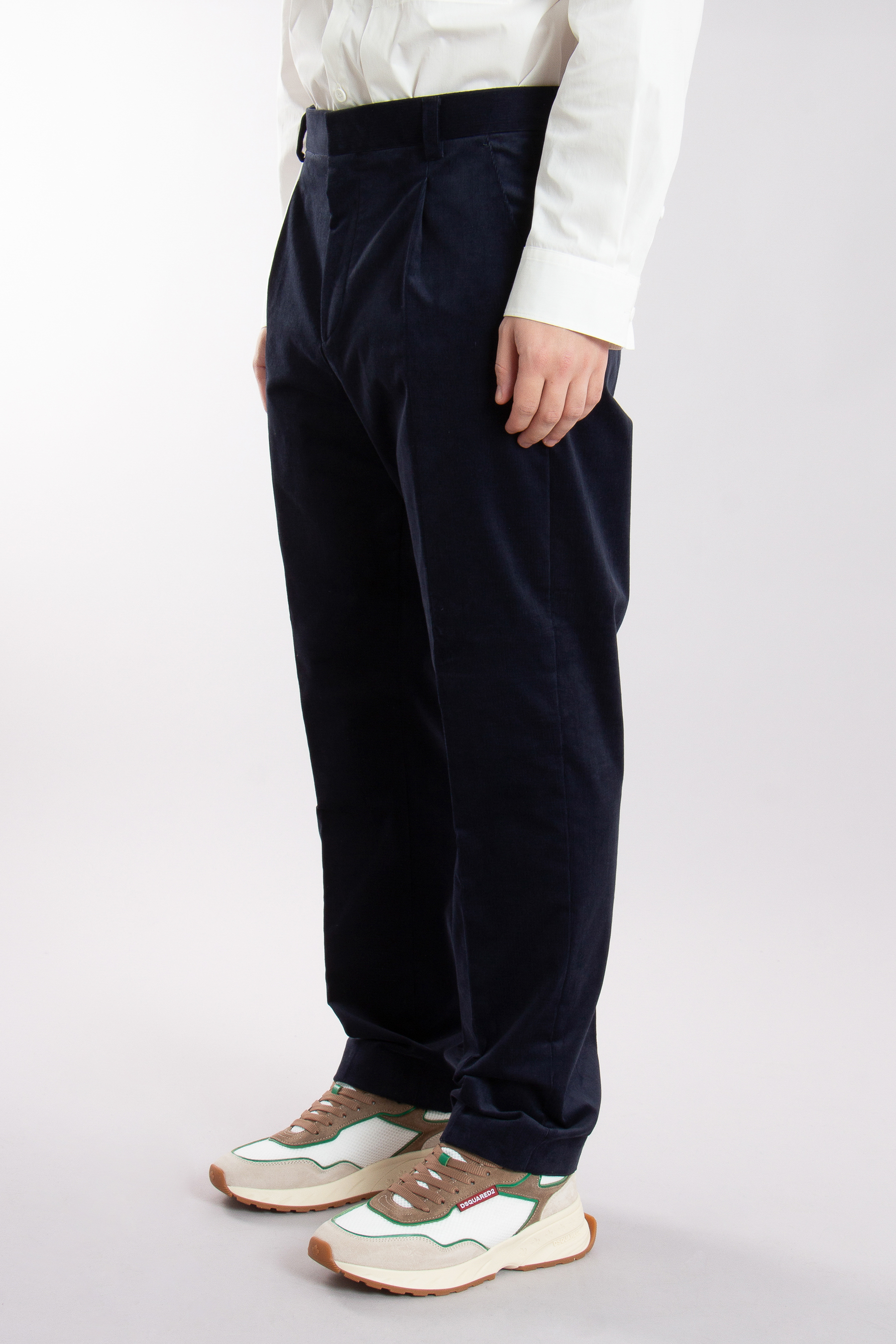 HUGO Modern Fit Cotton Stretch Corduroy Pants Teagan