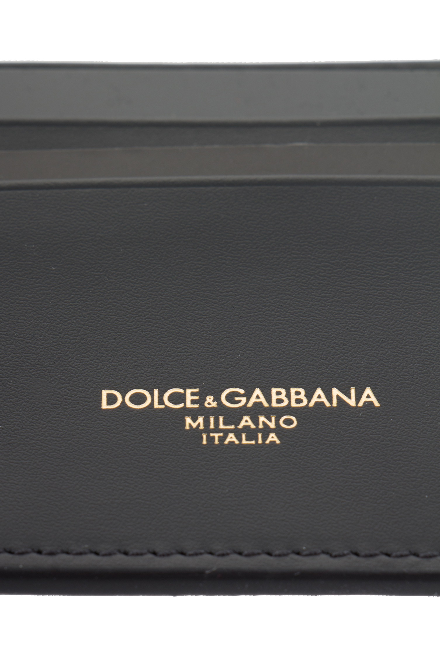 DOLCE & GABBANA Calfskin Card Holder 