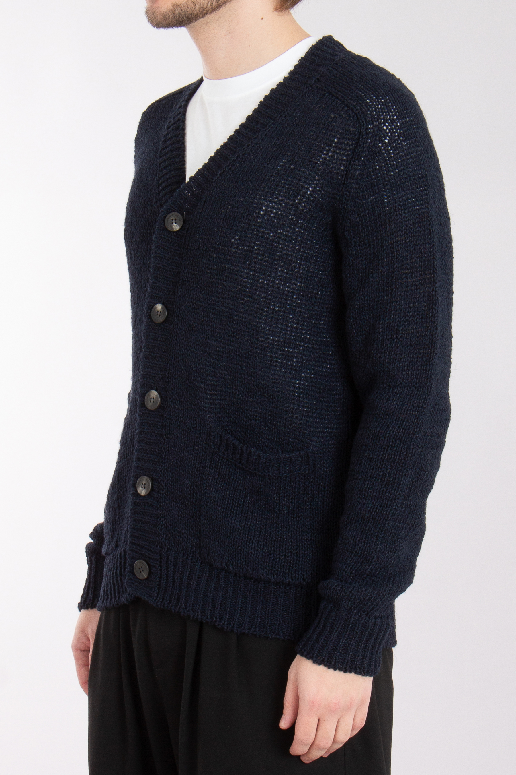 ROBERTO COLLINA Linen Blend Cardigan