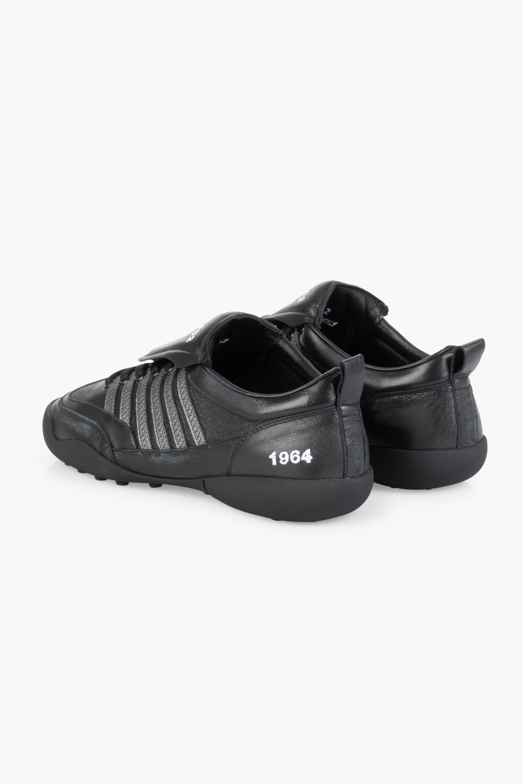 DSQUARED2 Laminated Goat Leather Sneakers Soccer