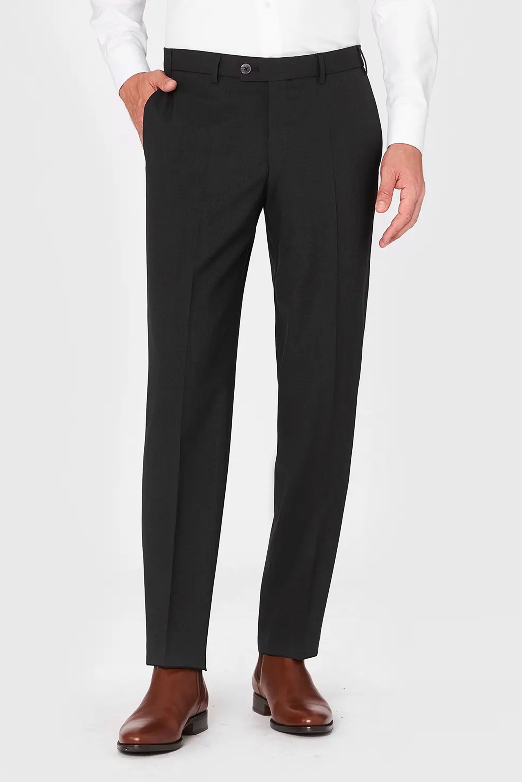 HILTL Virgin Wool Stretch Pants Piacenza